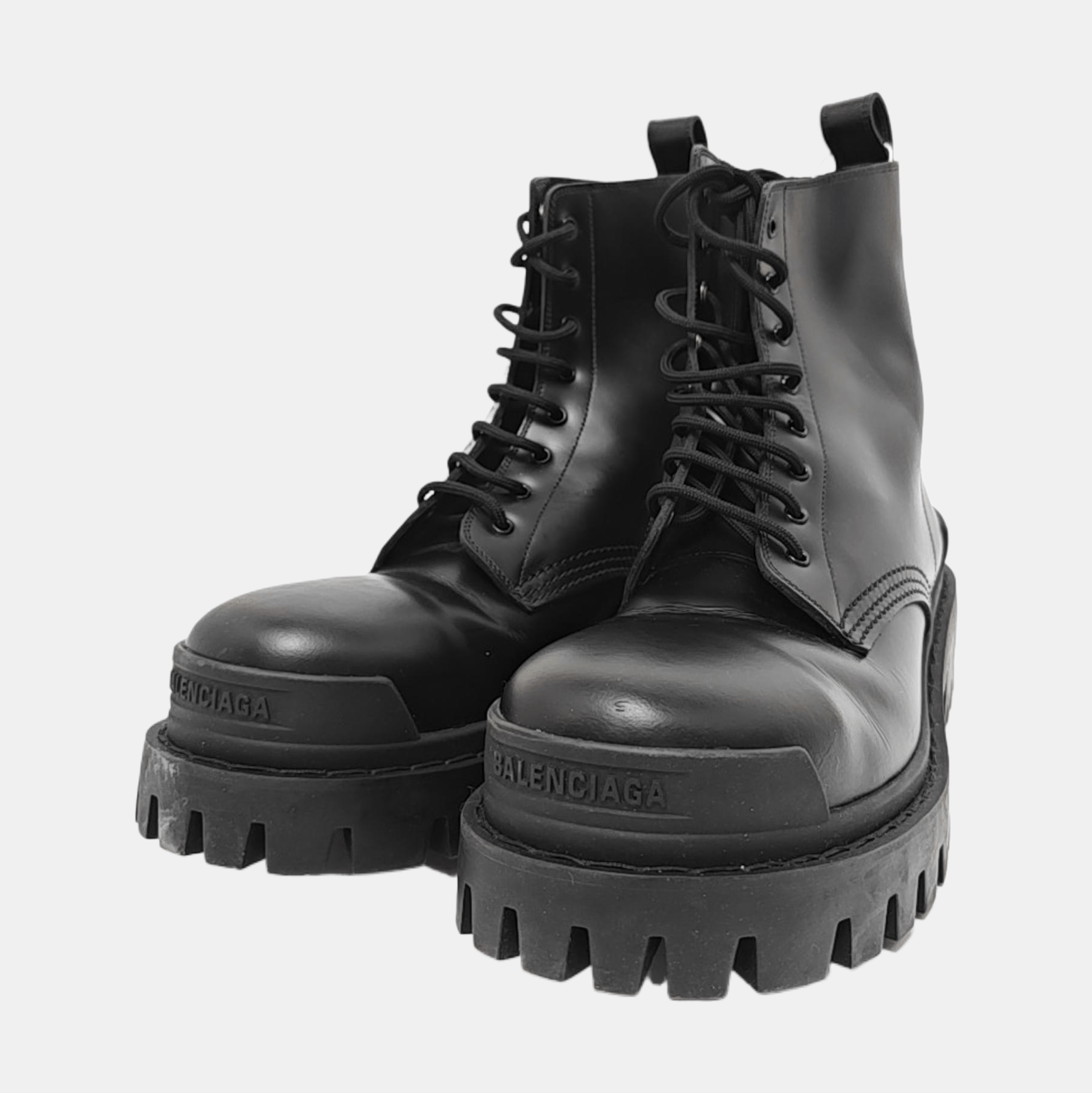 Balenciaga Balenciaga Leather Lug Sole Boots 39 Size US 6 / EU 39 - 2 Thumbnail