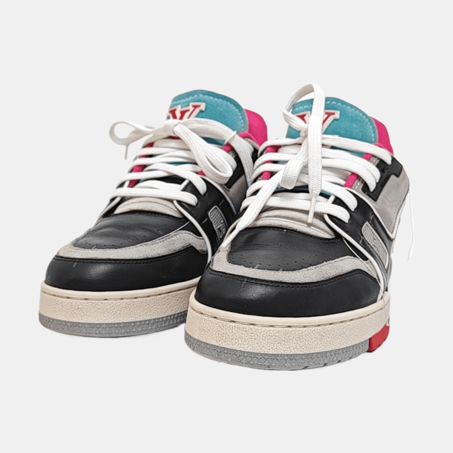 Louis Vuitton Louis Vuitton Multi Color LV Trainer Sneakers 8 Size US 9 / EU 42 - 2 Thumbnail