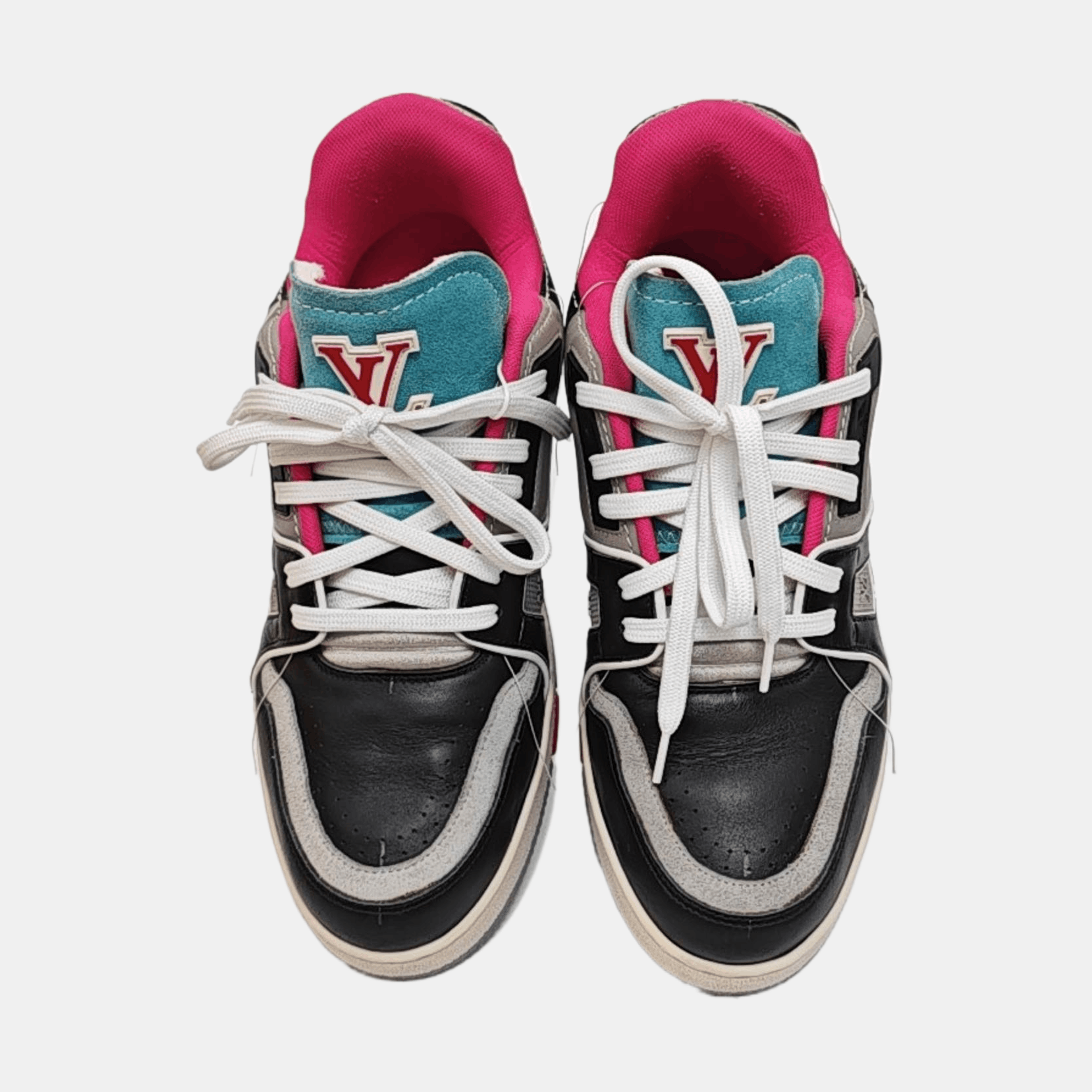 Louis Vuitton Louis Vuitton Multi Color LV Trainer Sneakers 8 Size US 9 / EU 42 - 3 Thumbnail