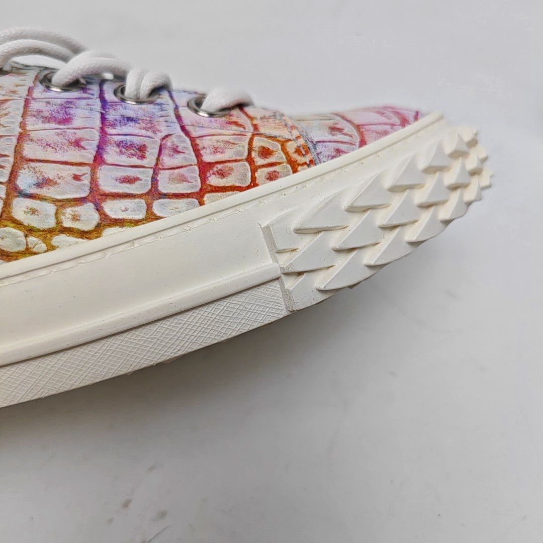 Giuseppe Zanotti Giuseppe Zanotti Multicolor Croc-Embossed Sneakers EU 41 Size US 8 / EU 41 - 7 Thumbnail