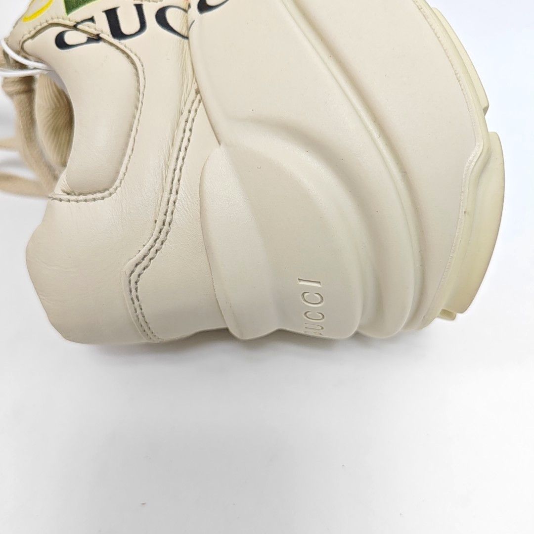 Gucci Gucci Logo Print Leather Rhyton Sneakers UK 5.5 Size US 5.5 / EU 38 - 10 Thumbnail