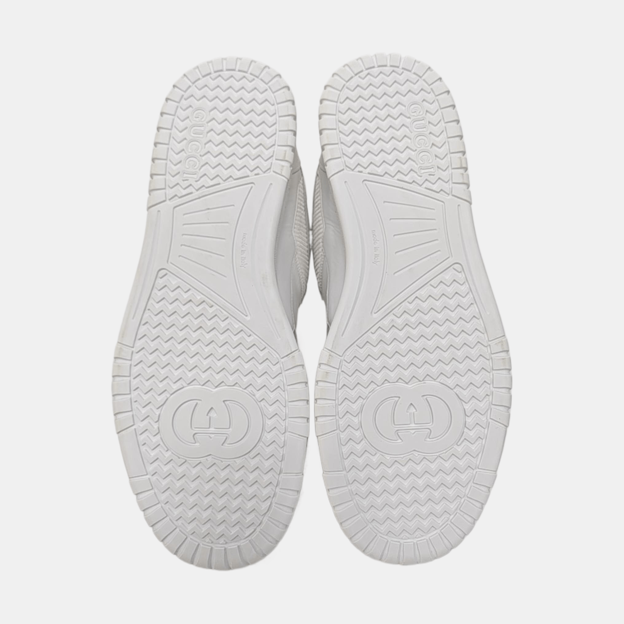 Gucci Gucci White Leather Sneakers 45 Size US 12 / EU 45 - 5 Thumbnail