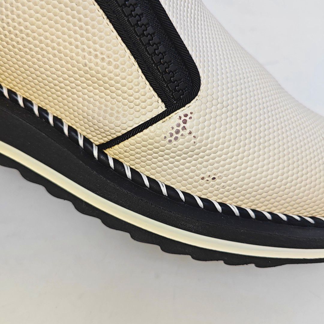 Giuseppe Zanotti Giuseppe Zanotti White Leather Low-Top Sneakers 40 Size US 7 / EU 40 - 9 Thumbnail