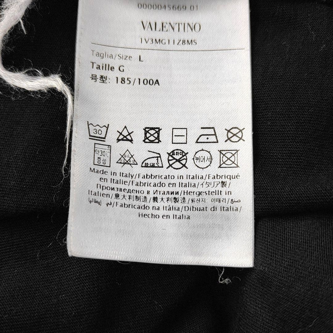 Valentino Valentino Logo Graphic Cotton T-Shirt Size L Size US L / EU 52-54 / 3 - 4 Thumbnail