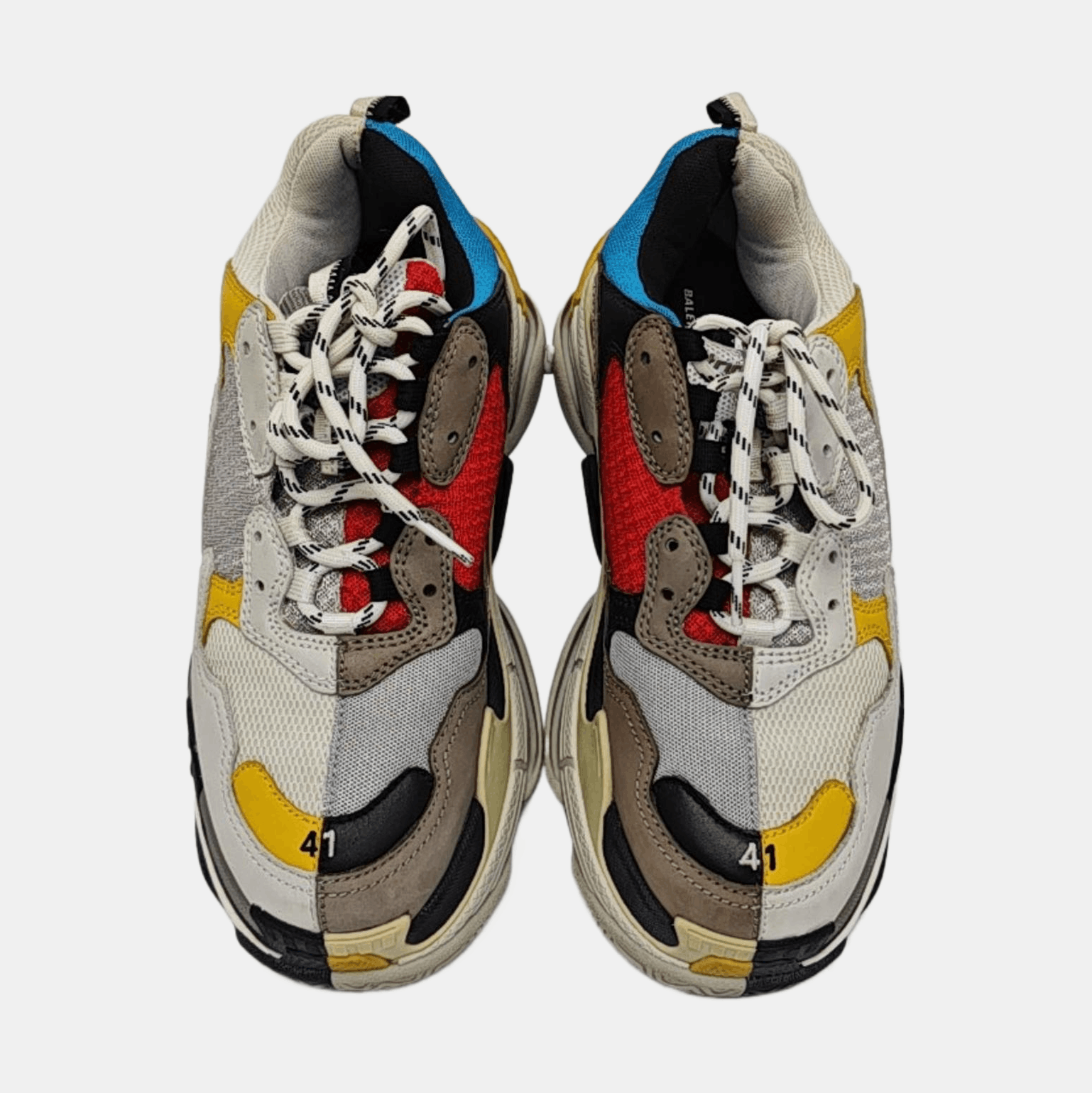 Balenciaga Balenciaga Multi-Color Triple S Sneakers 41 Size US 8 / EU 41 - 3 Thumbnail
