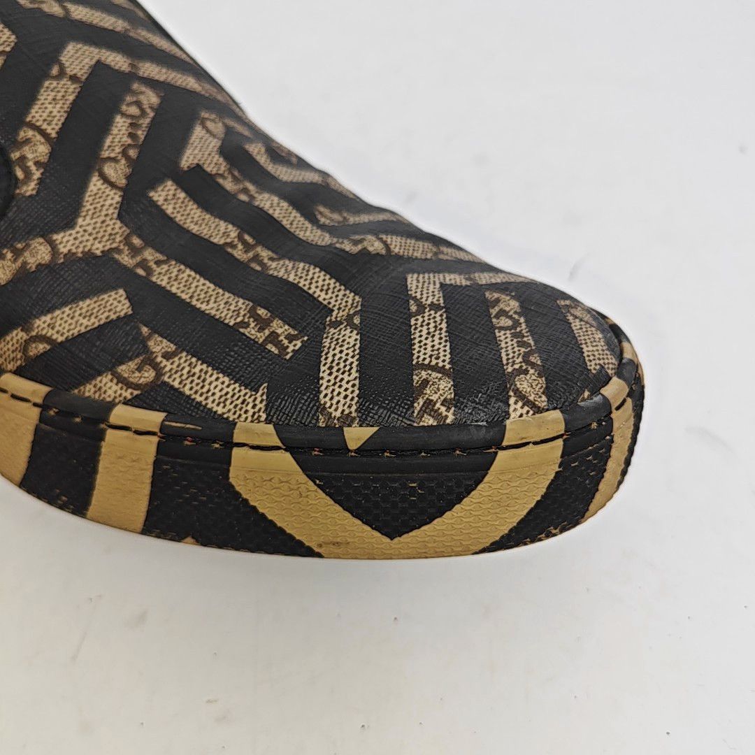 Gucci Gucci Geometric Logo Slip-On Sneakers Size 7 Size US 8 / EU 41 - 9 Thumbnail