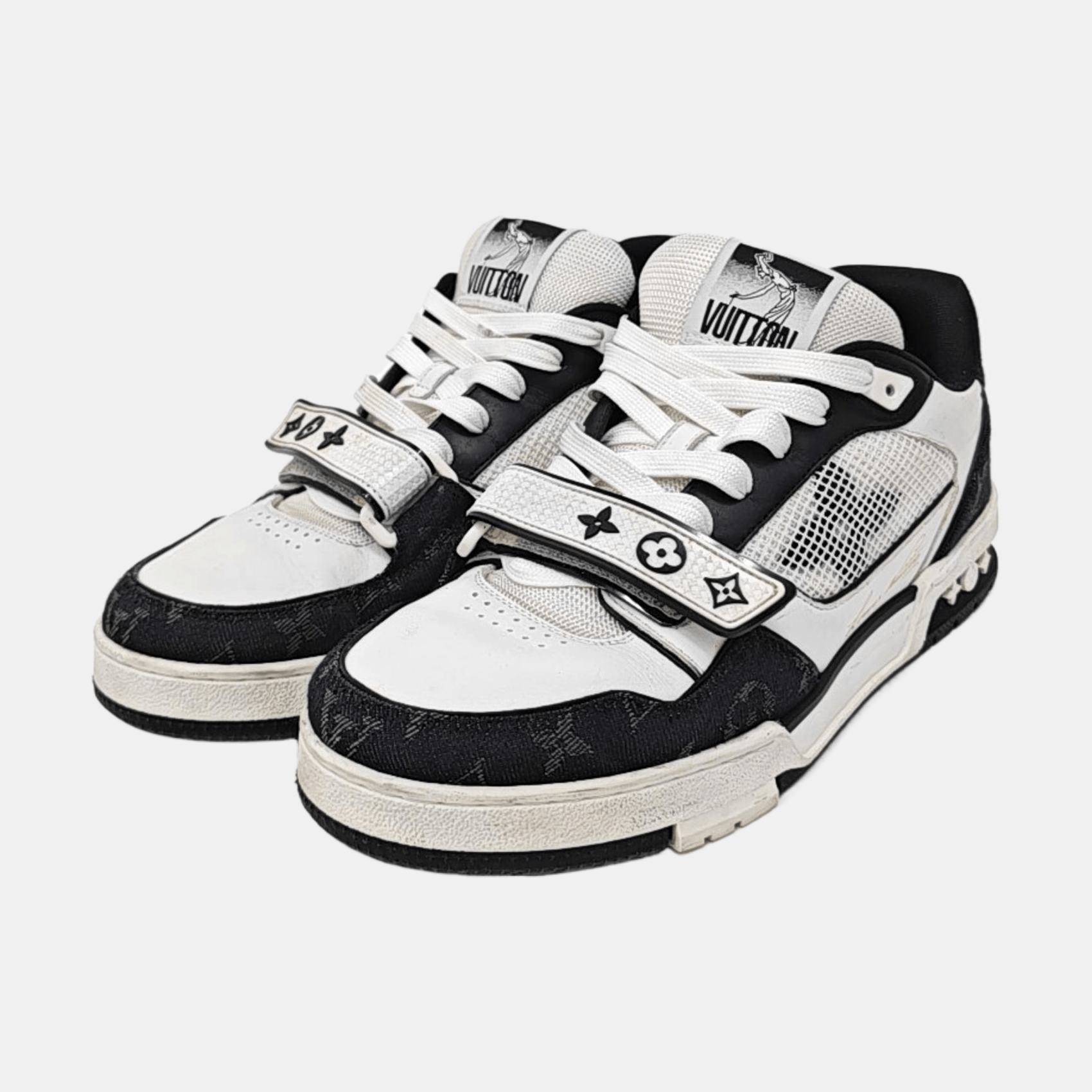 Louis Vuitton Louis Vuitton Monogram Strap Low-Top Sneakers Size 7 Size US 8 / EU 41 - 2 Thumbnail