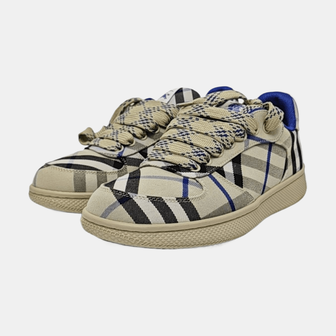 Burberry Burberry Vintage Check Fabric Sneakers 39 Size US 6 / EU 39 - 2 Thumbnail