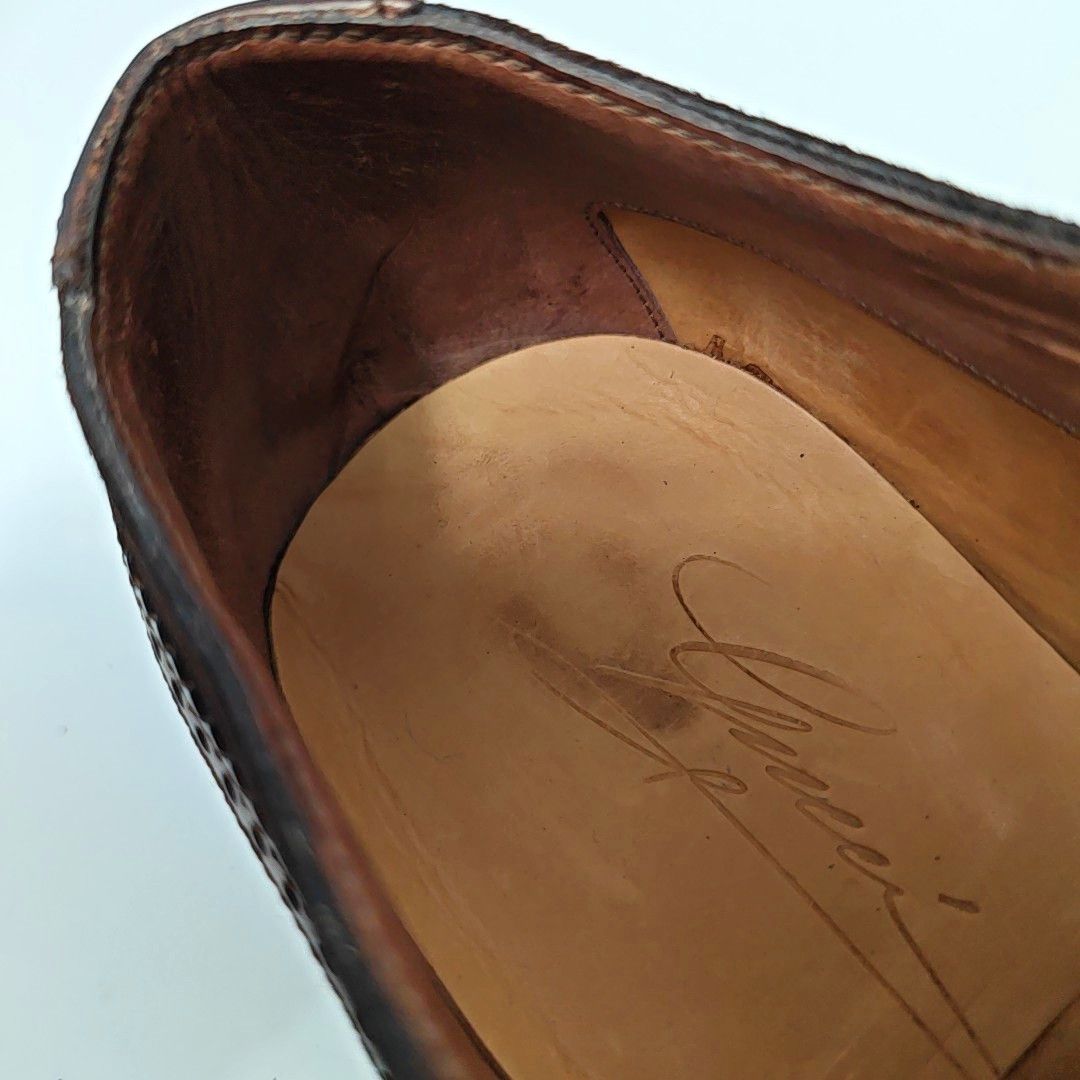Gucci GUCCI Leather Brogue Formal Shoes 41 Size US 8 / EU 41 - 7 Thumbnail