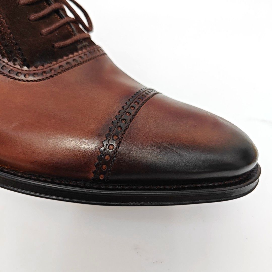 Gucci GUCCI Leather Brogue Formal Shoes 41 Size US 8 / EU 41 - 8 Thumbnail