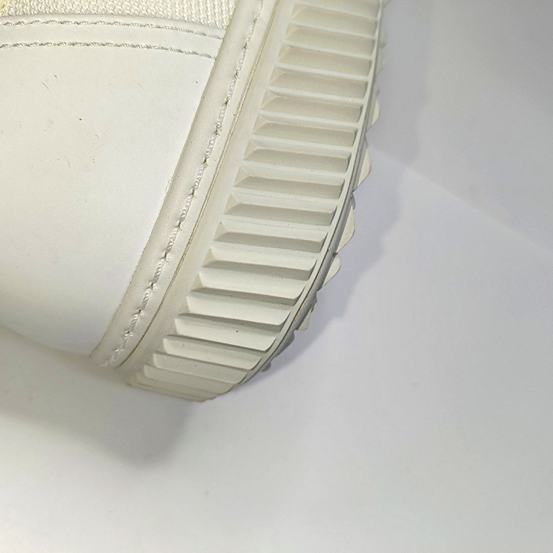 Prada Prada White Textile Slip-On Sneakers US 8 / EU 41 Size US 8 / EU 41 - 11 Thumbnail
