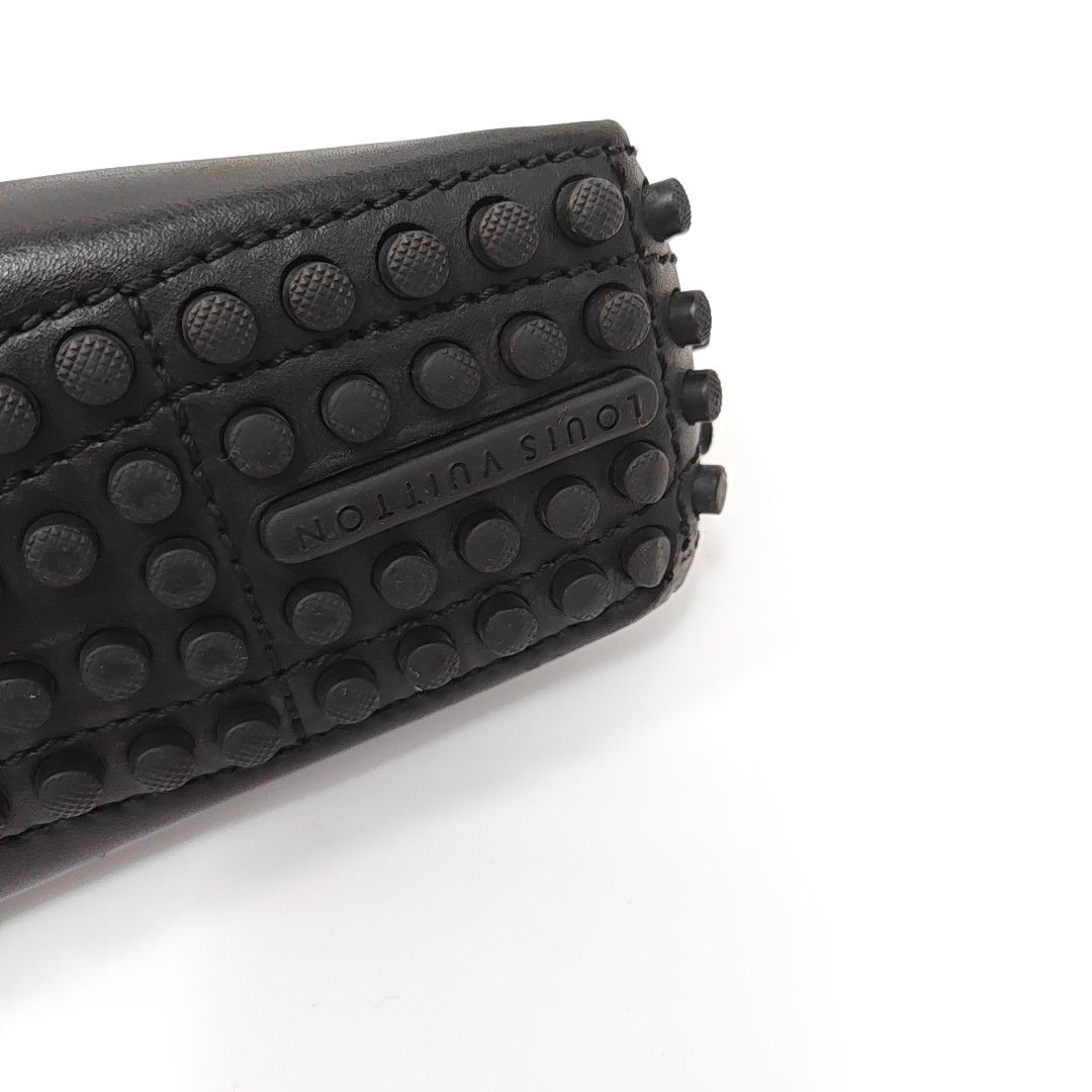 Louis Vuitton LOUIS VUITTON Black Leather Driving Loafers 6.5 Size US 6.5 / EU 39-40 - 12 Thumbnail