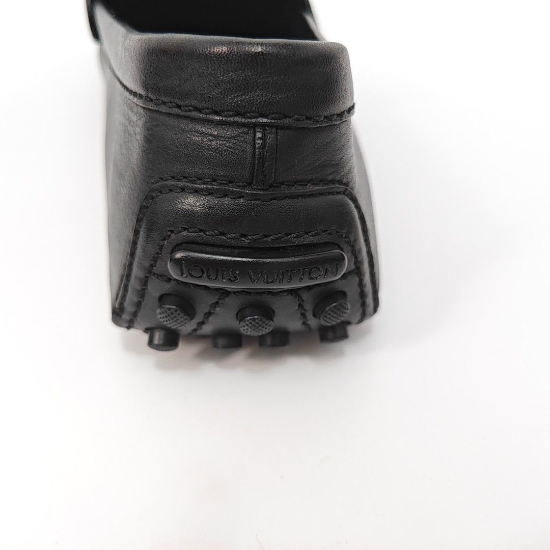 Louis Vuitton LOUIS VUITTON Black Leather Driving Loafers 6.5 Size US 6.5 / EU 39-40 - 11 Thumbnail