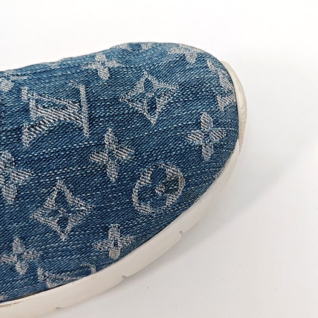 Louis Vuitton Louis Vuitton Monogram Denim Low-Top Sneakers 41.5 Size US 8.5 / EU 41-42 - 9 Thumbnail