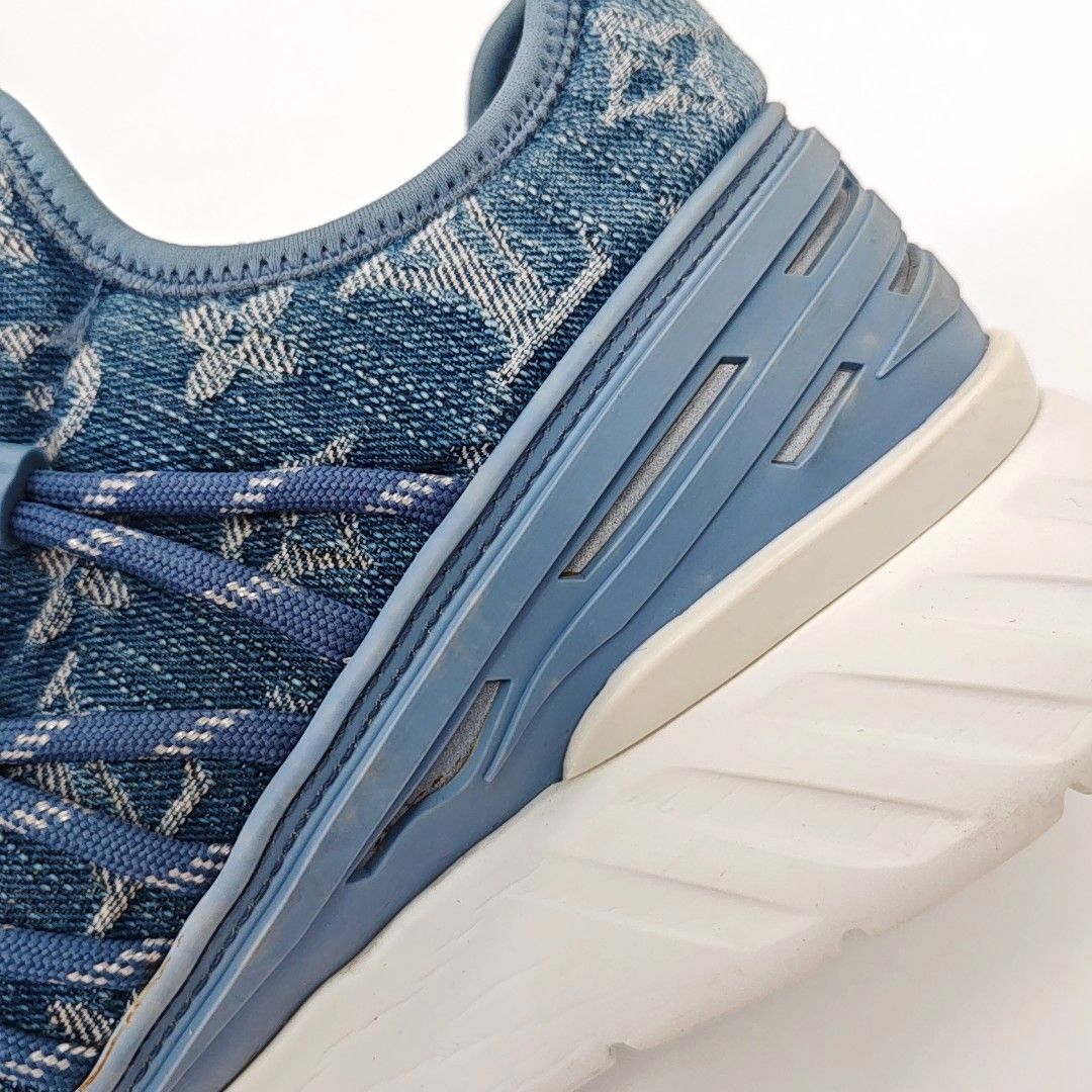 Louis Vuitton Louis Vuitton Monogram Denim Low-Top Sneakers 41.5 Size US 8.5 / EU 41-42 - 8 Thumbnail