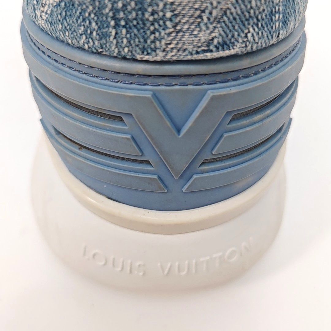 Louis Vuitton Louis Vuitton Monogram Denim Low-Top Sneakers 41.5 Size US 8.5 / EU 41-42 - 10 Thumbnail