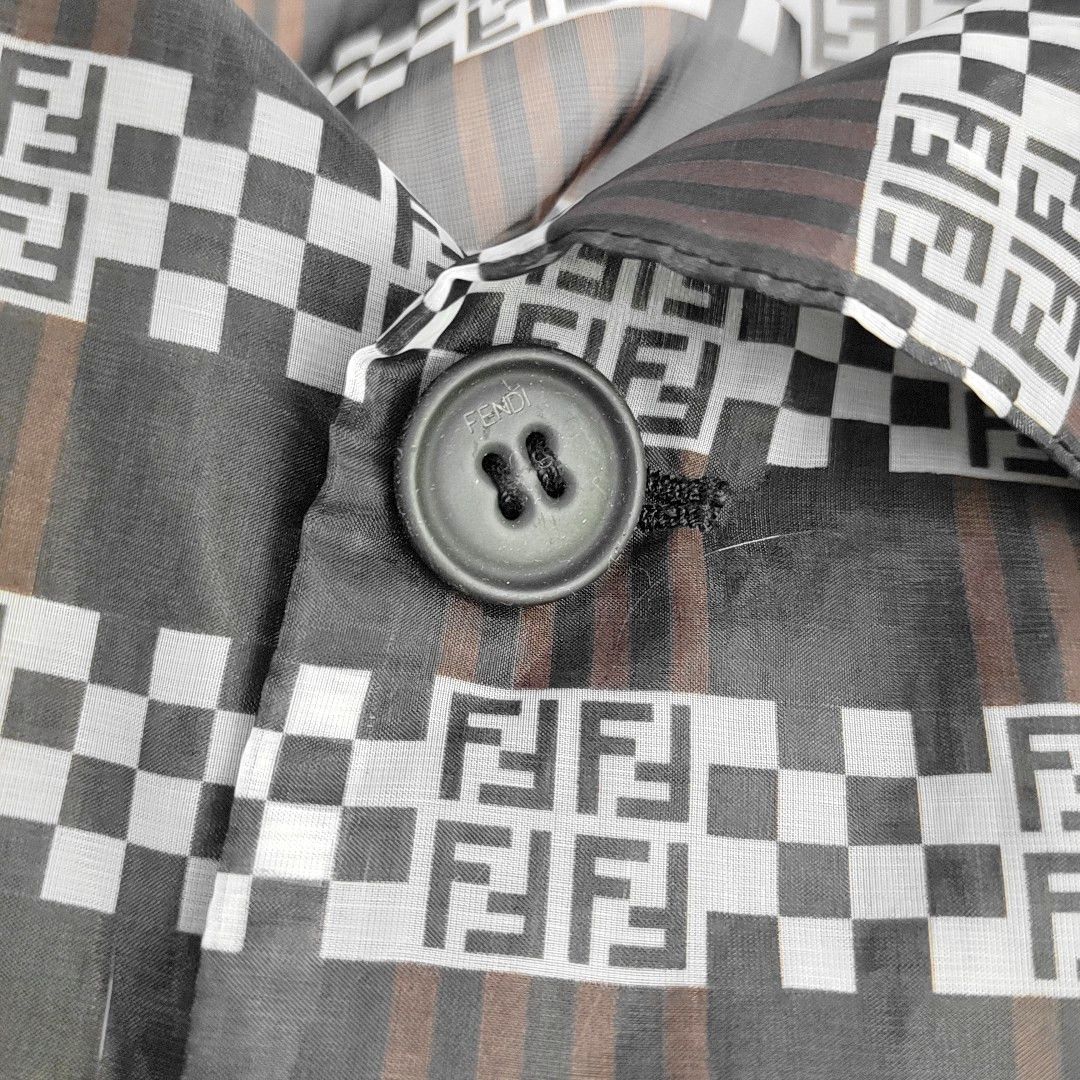 Fendi Fendi FF Monogram Nylon Long Sleeve Shirt Size 50 Size US M / EU 48-50 / 2 - 5 Thumbnail