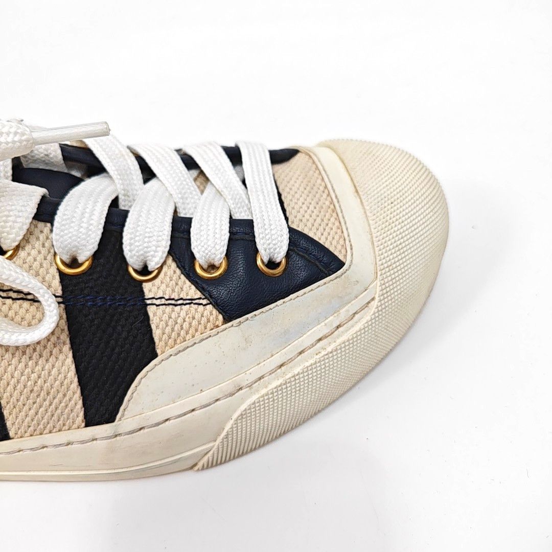 Gucci Gucci Striped Canvas Low-Top Sneakers US 9.5 Size US 8 / EU 41 - 7 Thumbnail