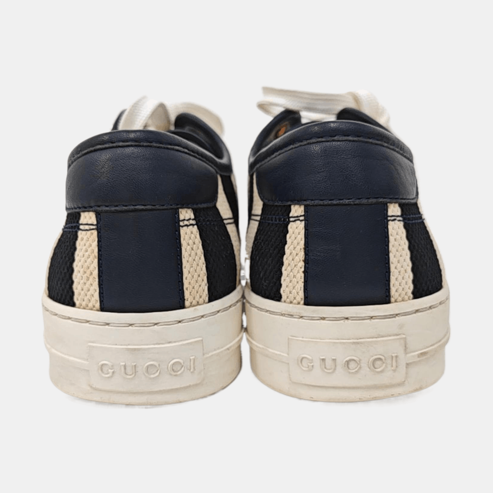 Gucci Gucci Striped Canvas Low-Top Sneakers US 9.5 Size US 8 / EU 41 - 4 Thumbnail