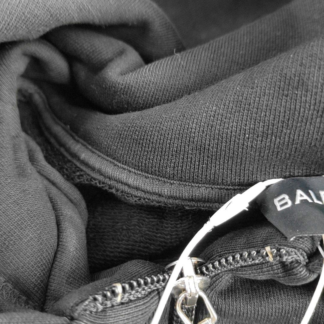 Balenciaga Balenciaga Logo Zip-Up Hoodie Size M Size US M / EU 48-50 / 2 - 6 Thumbnail