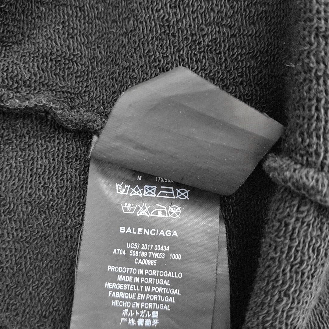 Balenciaga Balenciaga Logo Zip-Up Hoodie Size M Size US M / EU 48-50 / 2 - 4 Thumbnail