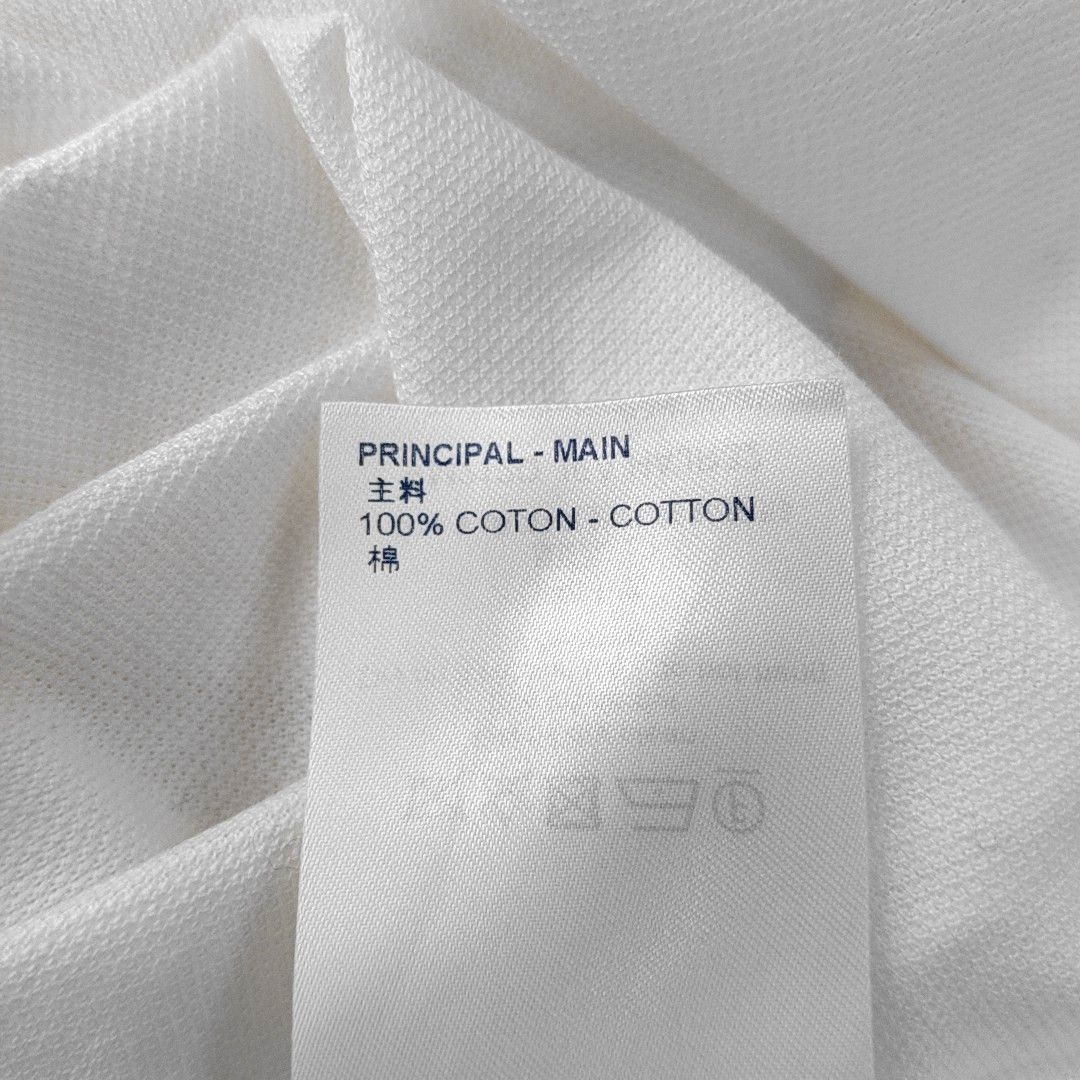 Louis Vuitton Louis Vuitton White Cotton Polo Size L Size US L / EU 52-54 / 3 - 3 Thumbnail
