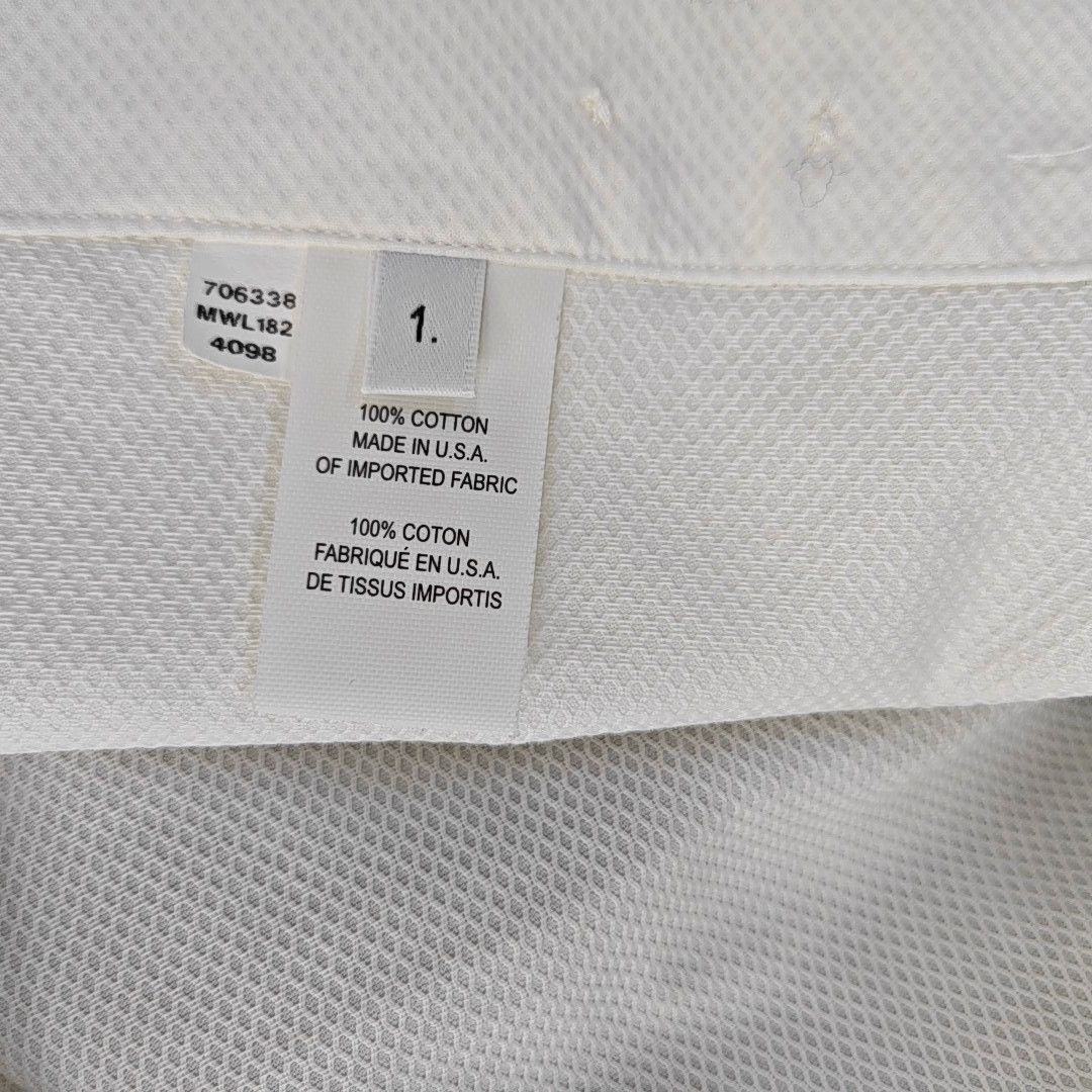 Thom Browne Thom Browne White Cotton Button Up Shirt Size 1 Size US S / EU 44-46 / 1 - 3 Thumbnail