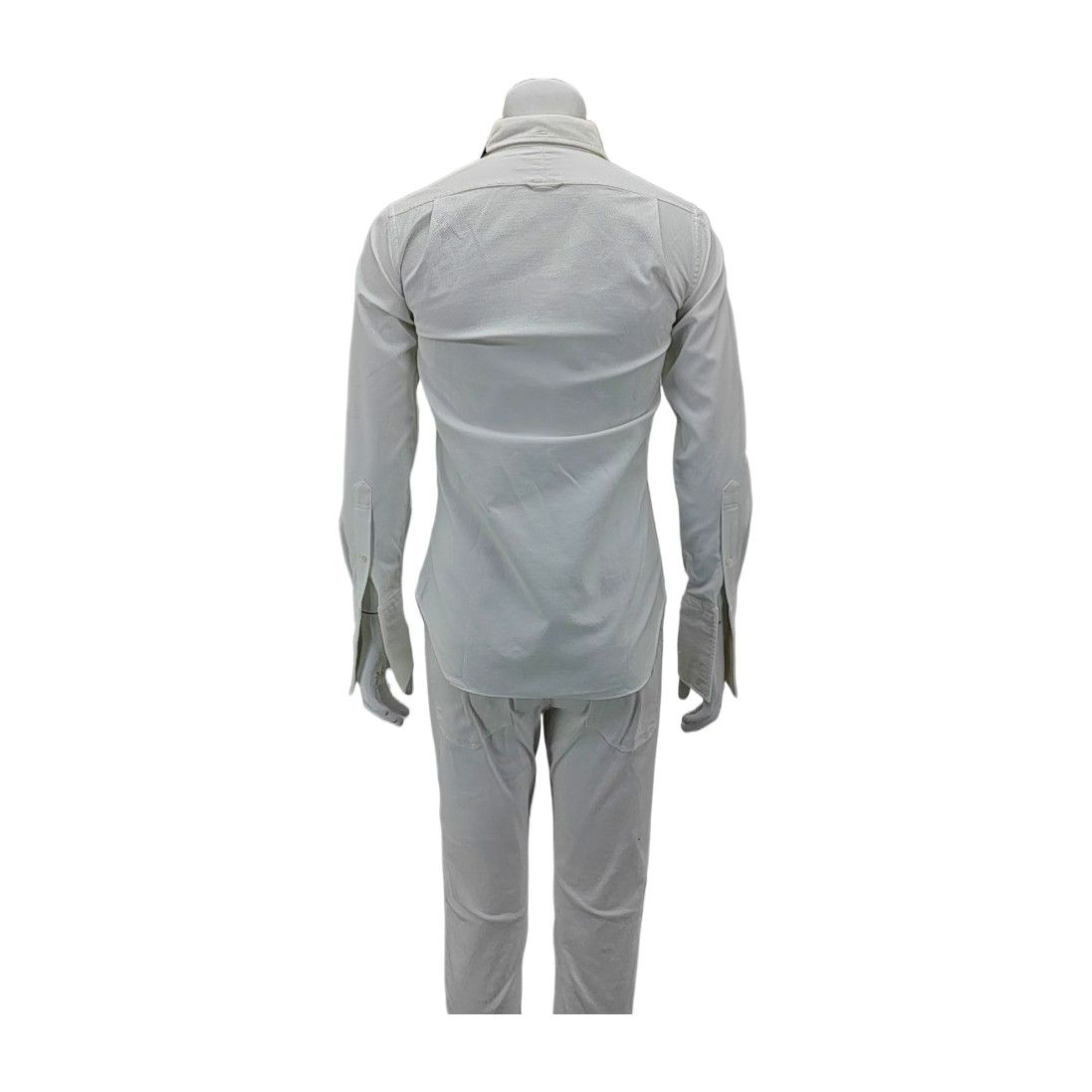 Thom Browne Thom Browne White Cotton Button Up Shirt Size 1 Size US S / EU 44-46 / 1 - 2 Thumbnail