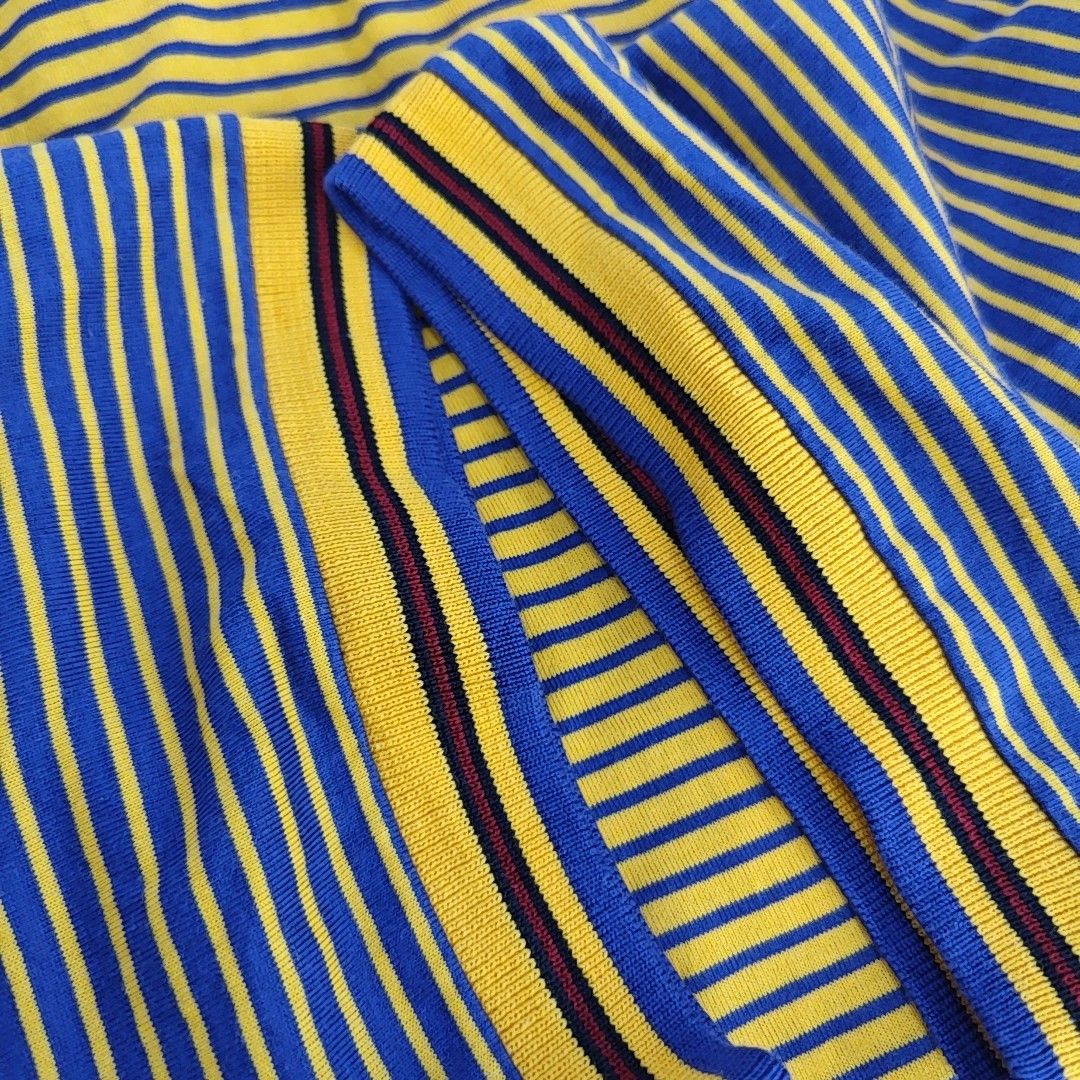 Gucci Gucci Striped Cotton Polo Shirt US XL Size US XL / EU 56 / 4 - 8 Thumbnail
