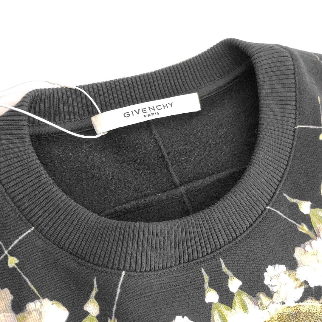 Givenchy Givenchy Religious Madonna Floral Print Sweatshirt XS Size US XS / EU 42 / 0 - 7 Thumbnail