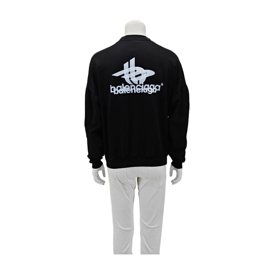 Balenciaga Balenciaga Logo Print Cotton Sweatshirt Size 1 Size US S / EU 44-46 / 1 - 2 Thumbnail