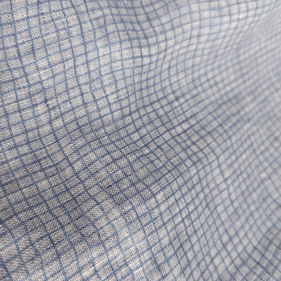 Giorgio Armani Giorgio Armani Checkered Linen Shirt US M Size US XXS / EU 40 - 6 Thumbnail