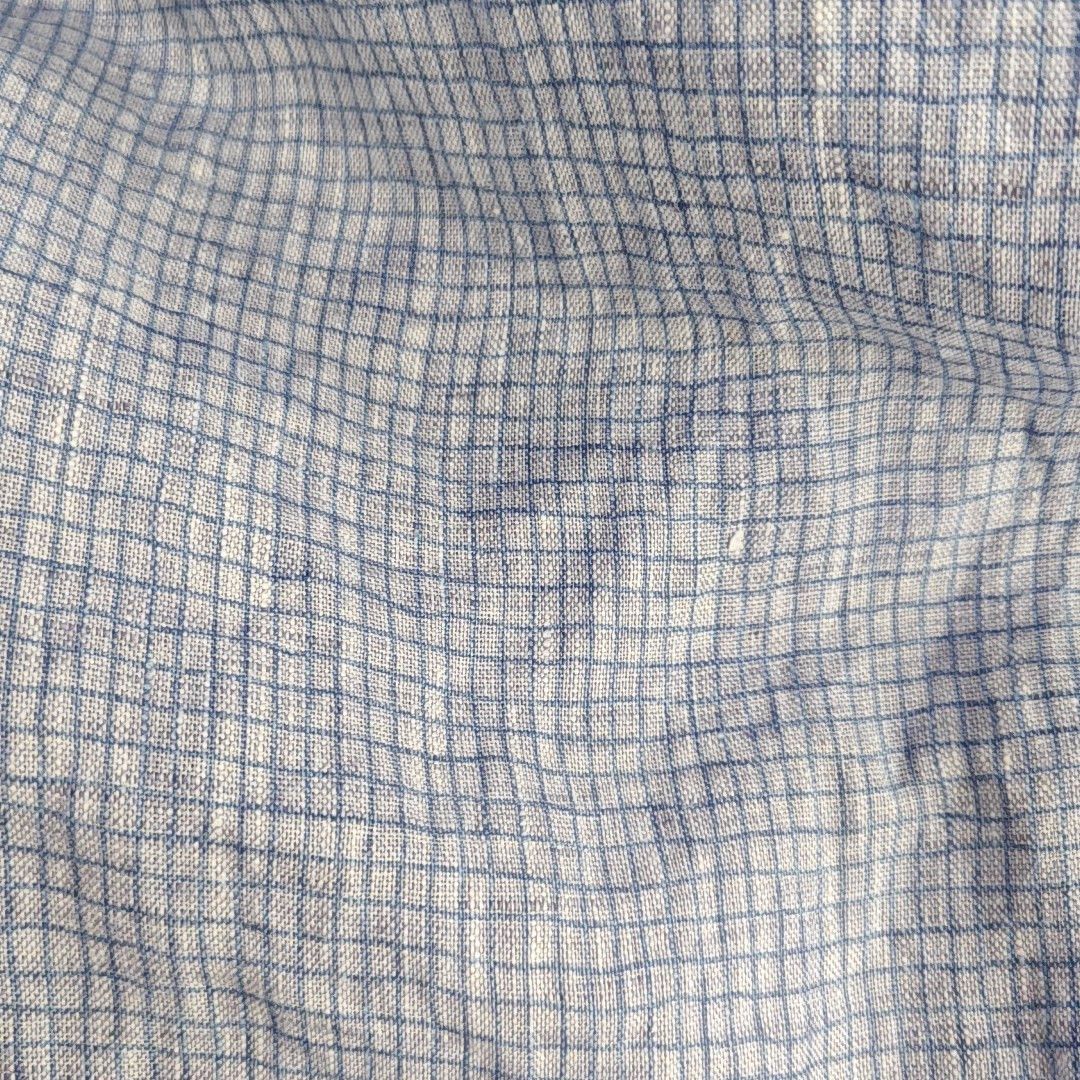 Giorgio Armani Giorgio Armani Checkered Linen Shirt US M Size US XXS / EU 40 - 8 Thumbnail