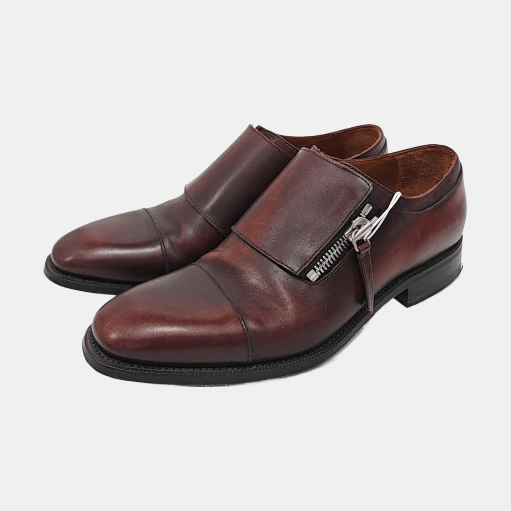 Givenchy Givenchy Zipper Detail Leather Formal Shoes 41 Size US 8 / EU 41 - 2 Thumbnail