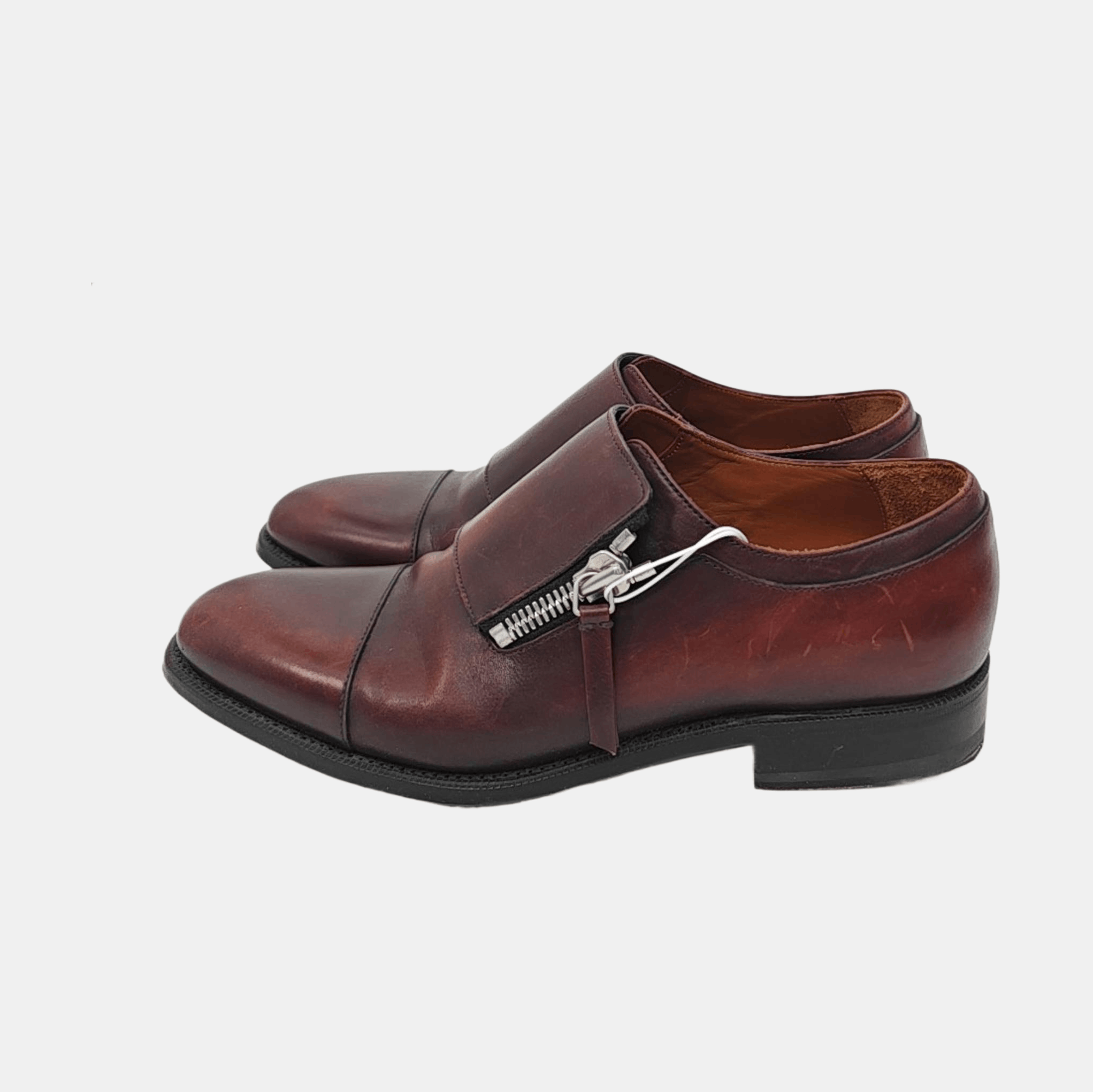 Givenchy Givenchy Zipper Detail Leather Formal Shoes 41 Size US 8 / EU 41 - 6 Thumbnail