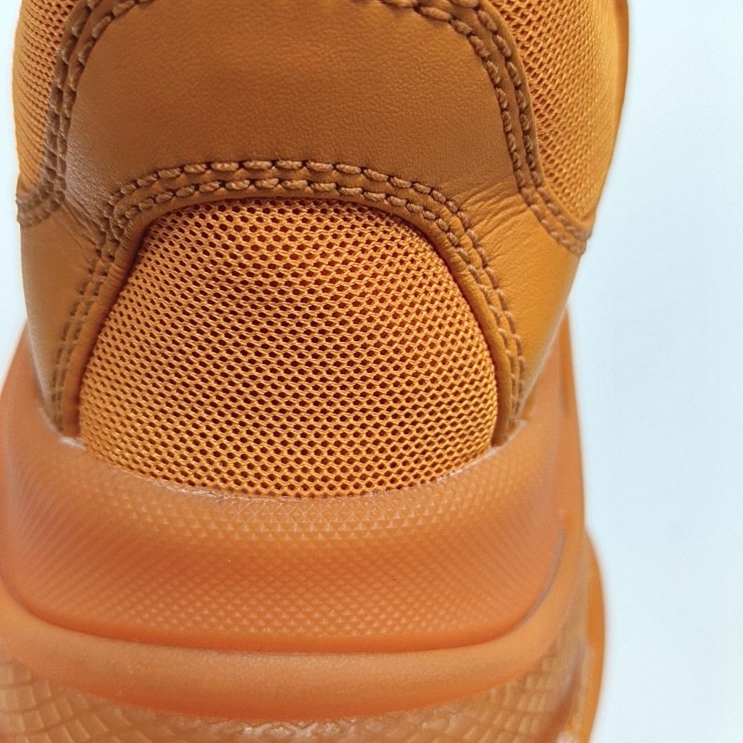 Balenciaga Balenciaga Orange Triple S Clear Sole Sneakers Size 42 Size US 9 / EU 42 - 8 Thumbnail