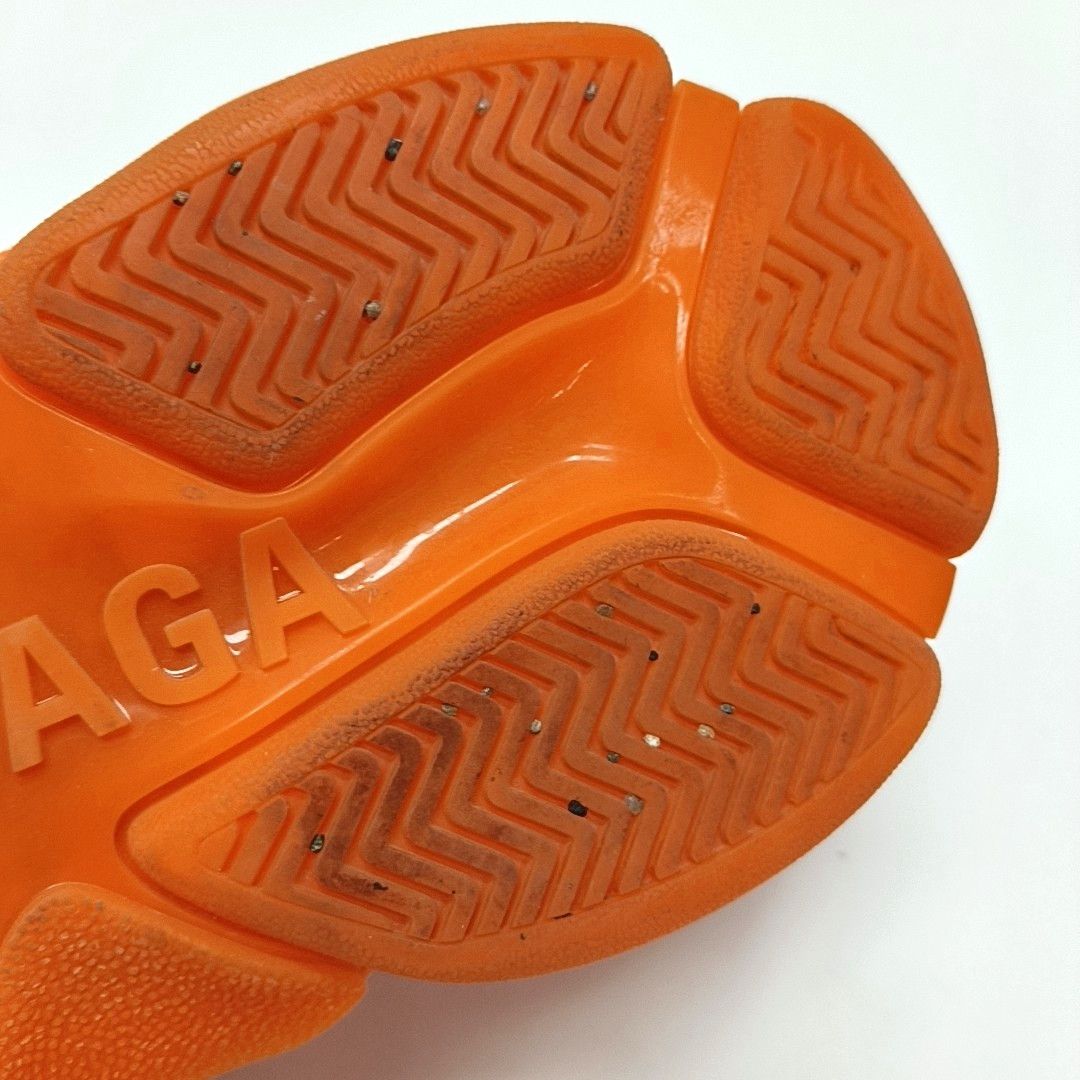 Balenciaga Balenciaga Orange Triple S Clear Sole Sneakers Size 42 Size US 9 / EU 42 - 10 Thumbnail