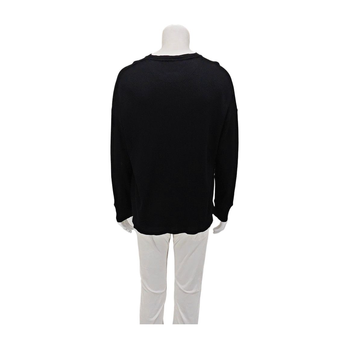 Loewe Loewe Logo Embroidered Cotton Sweatshirt Size M Size US M / EU 48-50 / 2 - 2 Thumbnail