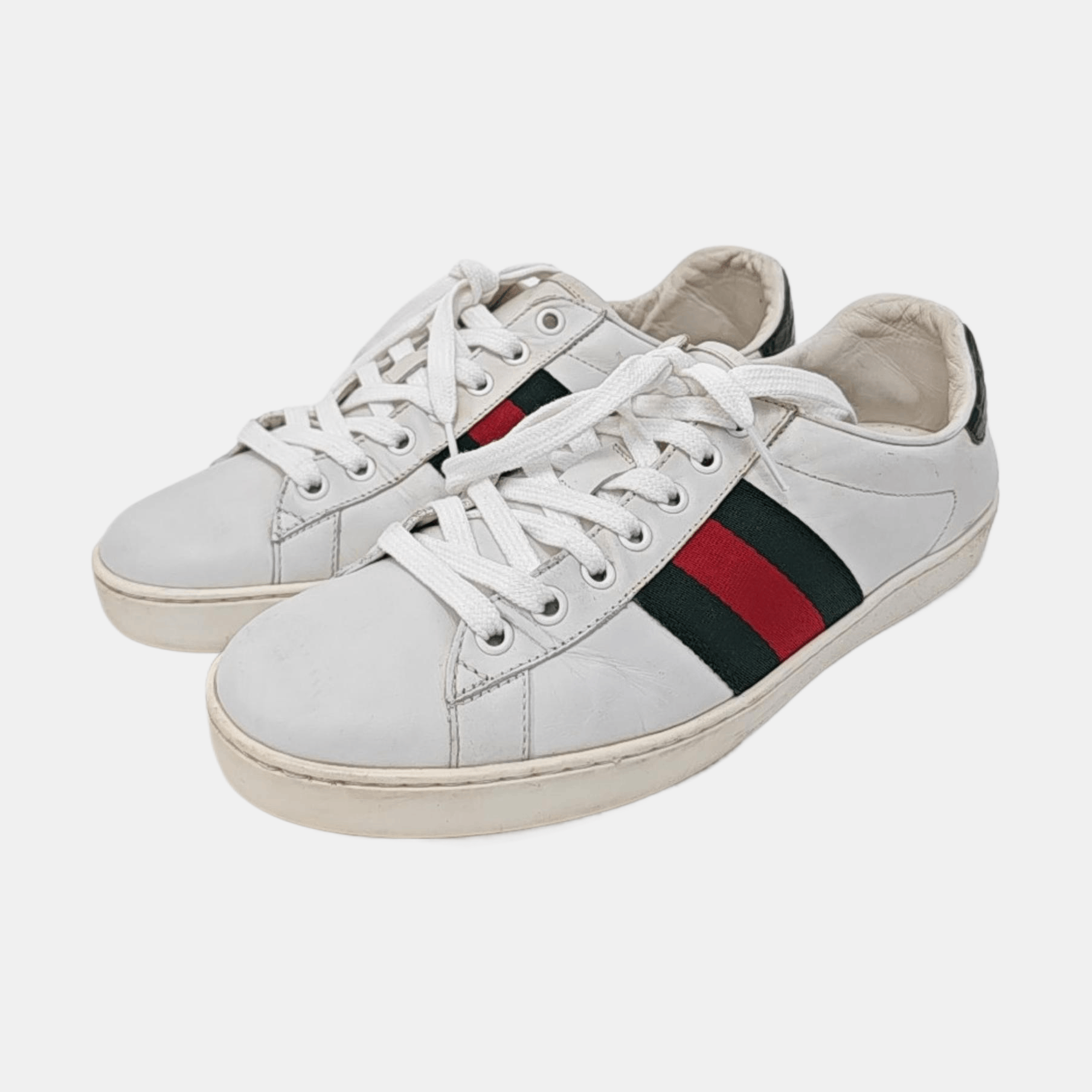 Gucci Gucci Ace Web Stripe Low-Top Sneakers US 7.5 Size US 6.5 / EU 39-40 - 2 Thumbnail