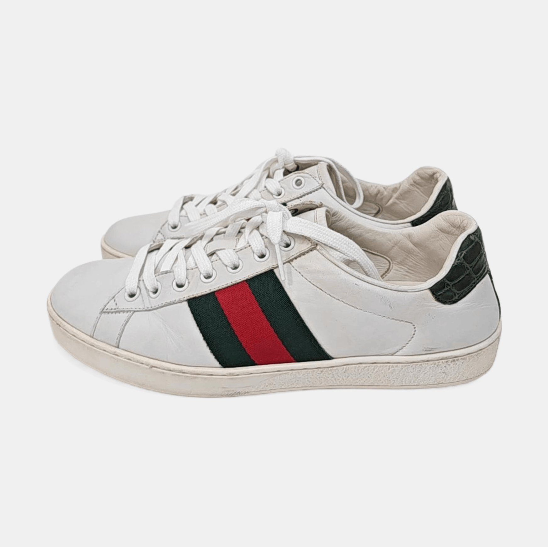 Gucci Gucci Ace Web Stripe Low-Top Sneakers US 7.5 Size US 6.5 / EU 39-40 - 6 Thumbnail