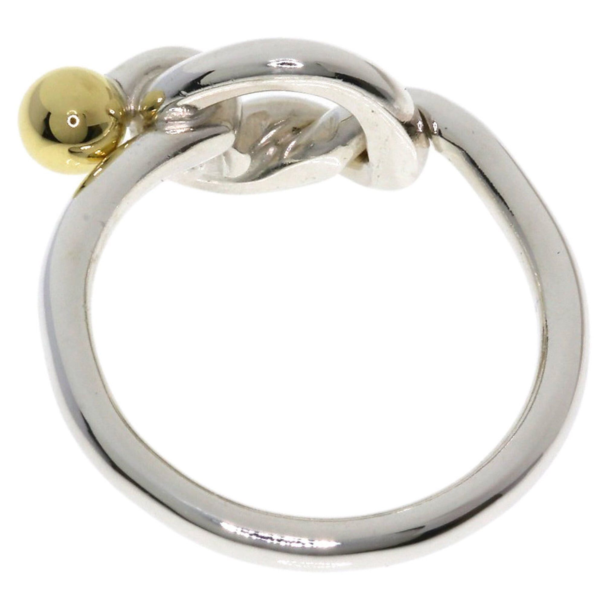 Tiffany & Co. Tiffany & Co. Love Knot Ring, Silver/18K Yellow Gold, Women's. Size ONE SIZE - 4 Thumbnail