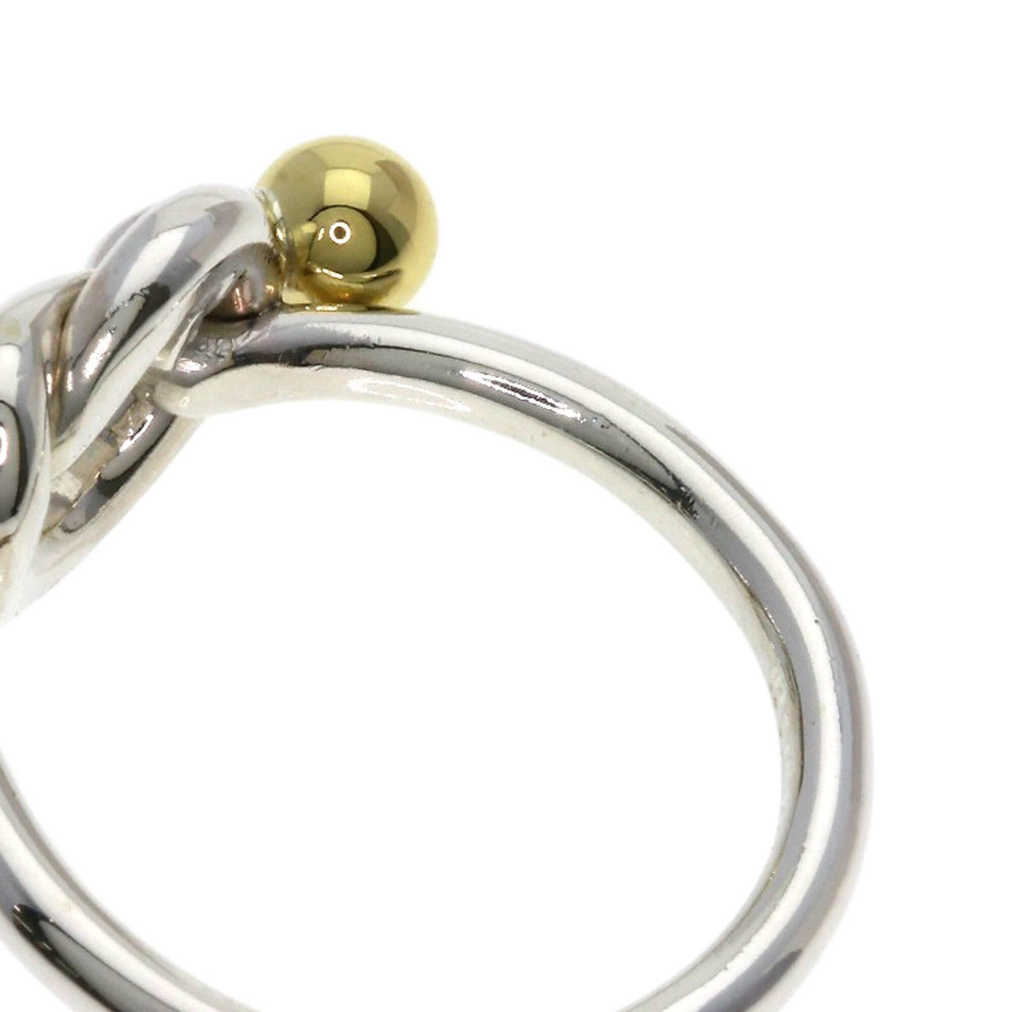 Tiffany & Co. Tiffany & Co. Love Knot Ring, Silver/18K Yellow Gold, Women's. Size ONE SIZE - 10 Thumbnail
