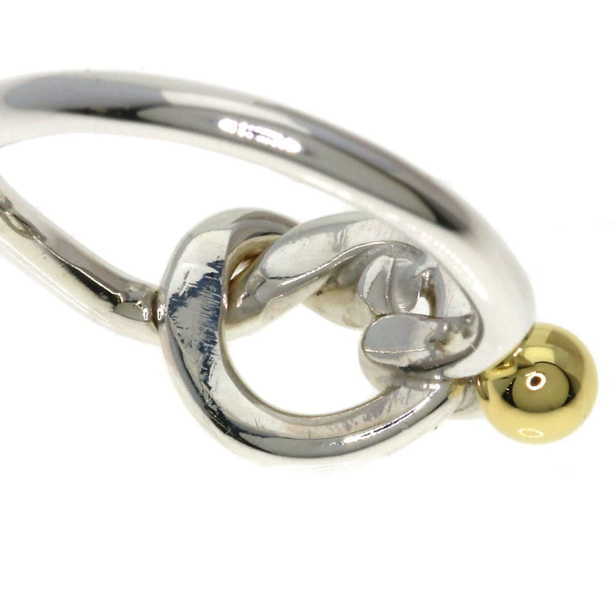 Tiffany & Co. Tiffany & Co. Love Knot Ring, Silver/18K Yellow Gold, Women's. Size ONE SIZE - 9 Thumbnail