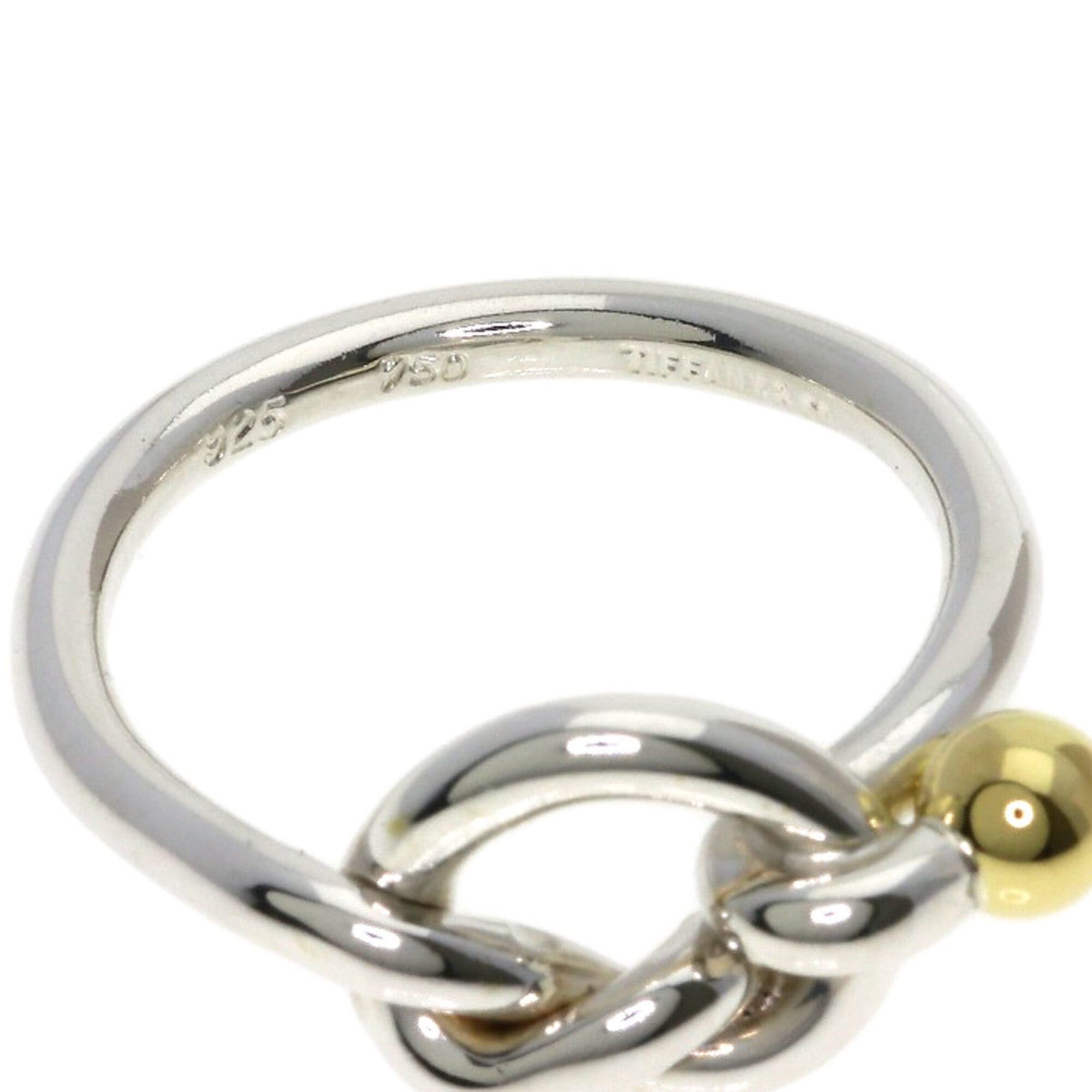 Tiffany & Co. Tiffany & Co. Love Knot Ring, Silver/18K Yellow Gold, Women's. Size ONE SIZE - 5 Thumbnail