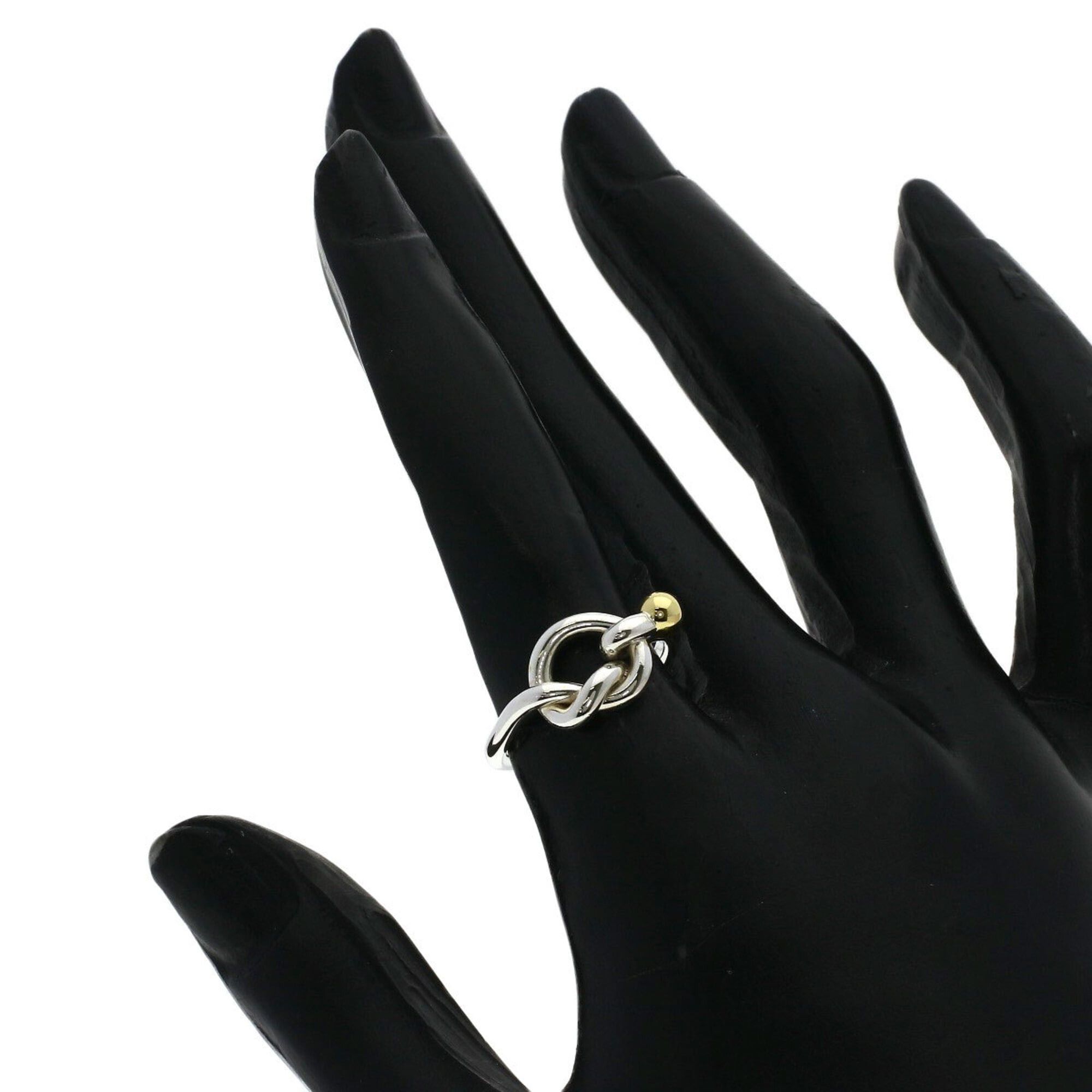 Tiffany & Co. Tiffany & Co. Love Knot Ring, Silver/18K Yellow Gold, Women's. Size ONE SIZE - 6 Thumbnail