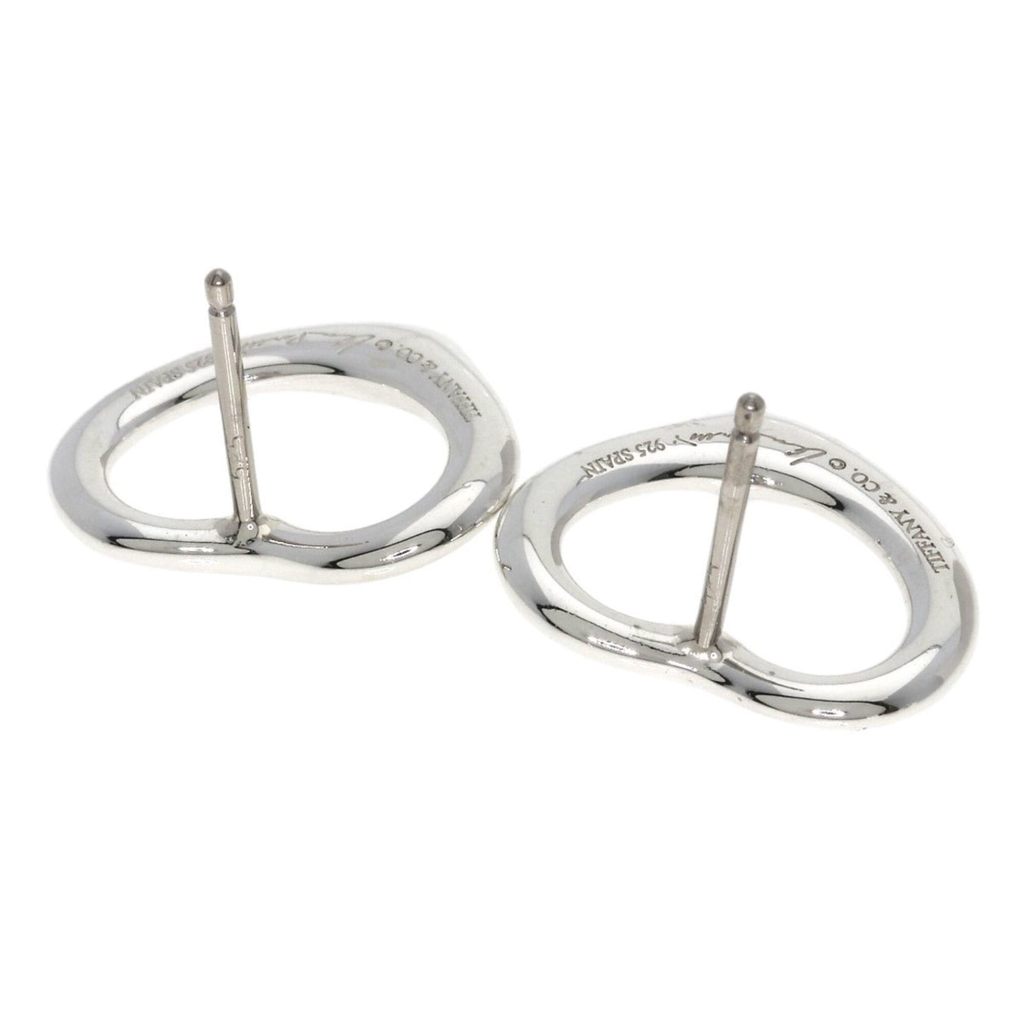 Tiffany & Co. Tiffany & Co. Open Heart Earrings, Silver/14K White Gold, Women's. Size ONE SIZE - 3 Thumbnail