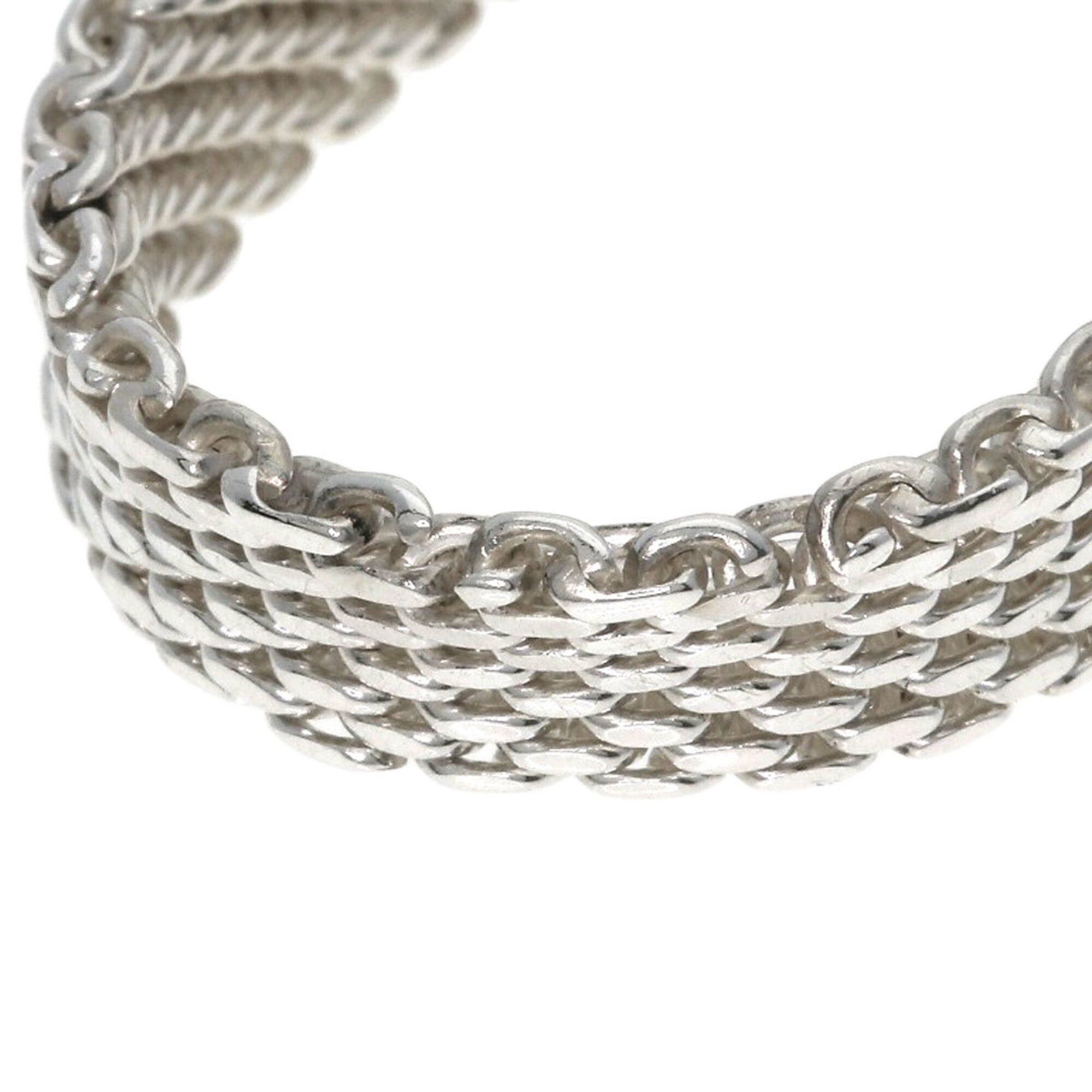 Tiffany & Co. Tiffany & Co. Somerset Heart Mesh Ring - Silver Women's Size ONE SIZE - 7 Thumbnail