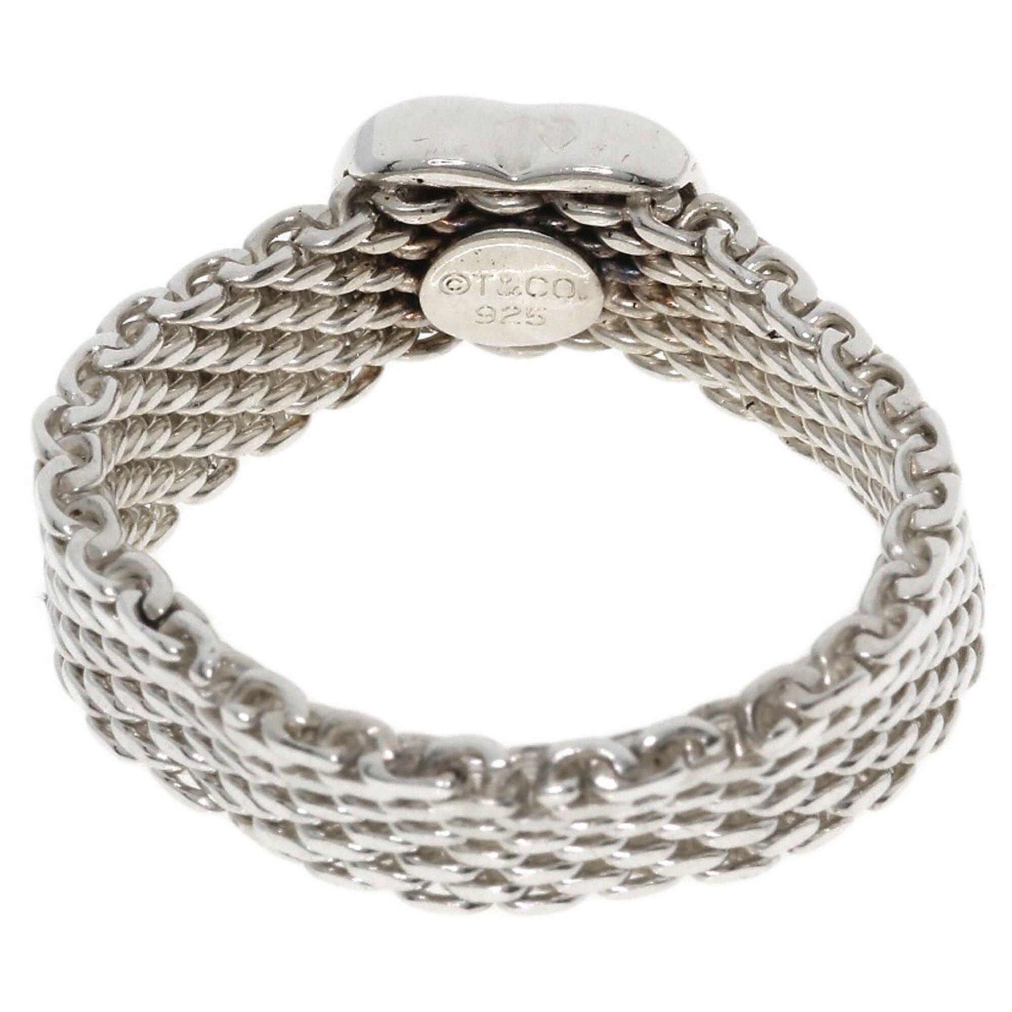 Tiffany & Co. Tiffany & Co. Somerset Heart Mesh Ring - Silver Women's Size ONE SIZE - 4 Thumbnail
