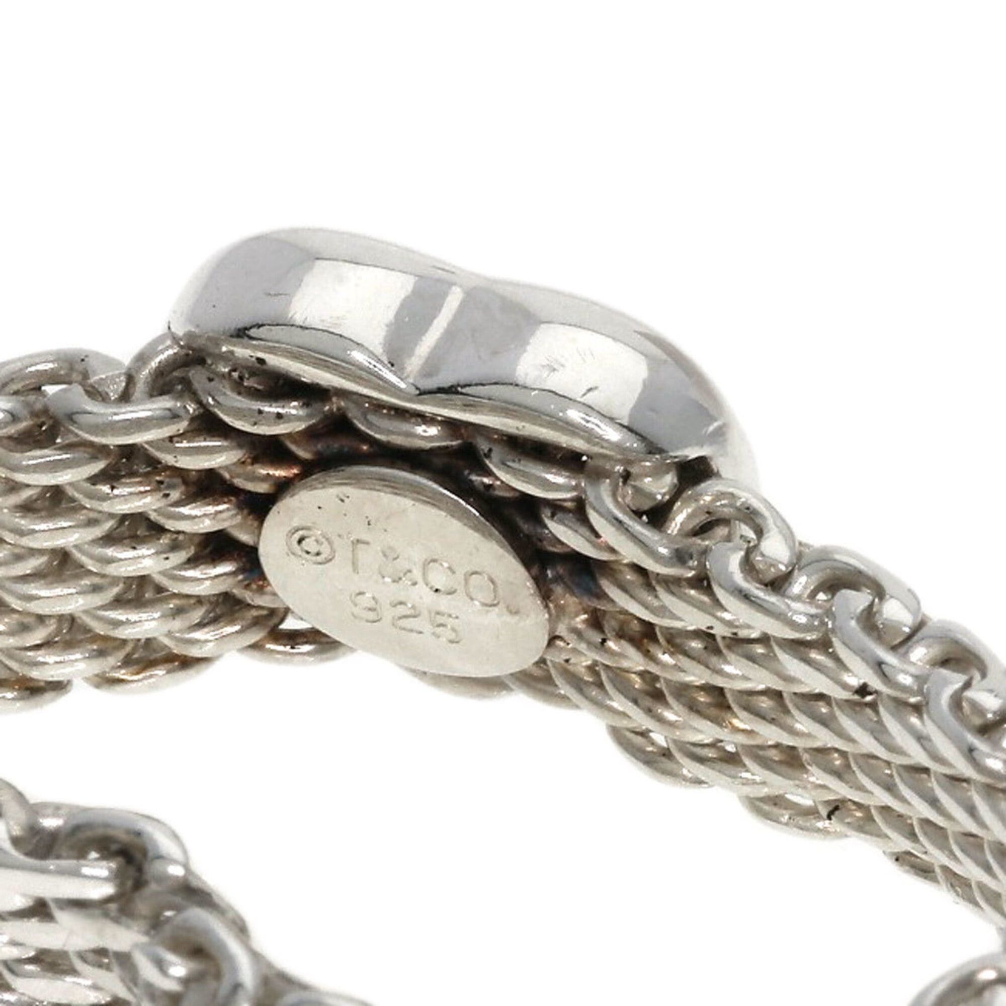 Tiffany & Co. Tiffany & Co. Somerset Heart Mesh Ring - Silver Women's Size ONE SIZE - 6 Thumbnail