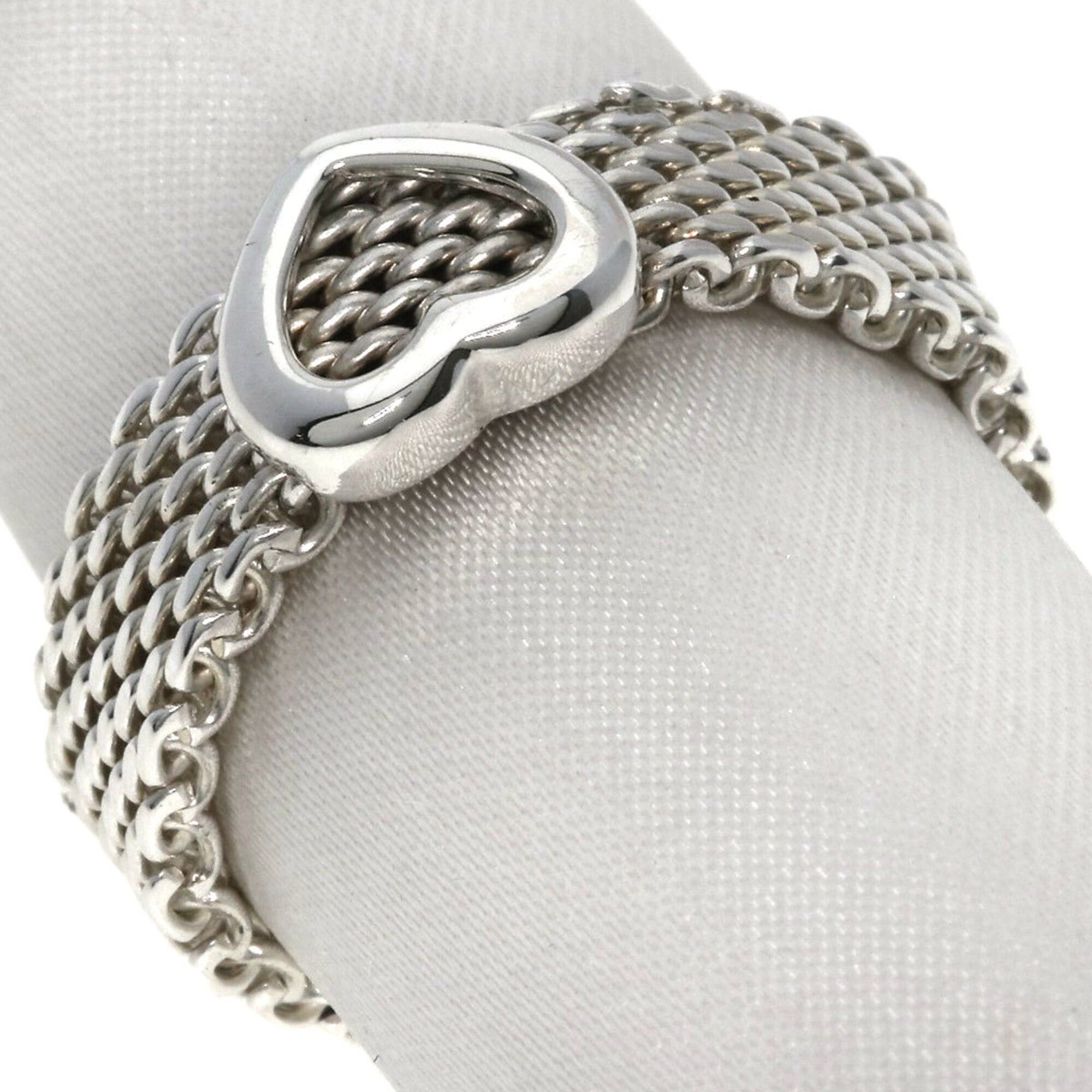 Tiffany & Co. Tiffany & Co. Somerset Heart Mesh Ring - Silver Women's Size ONE SIZE - 2 Thumbnail